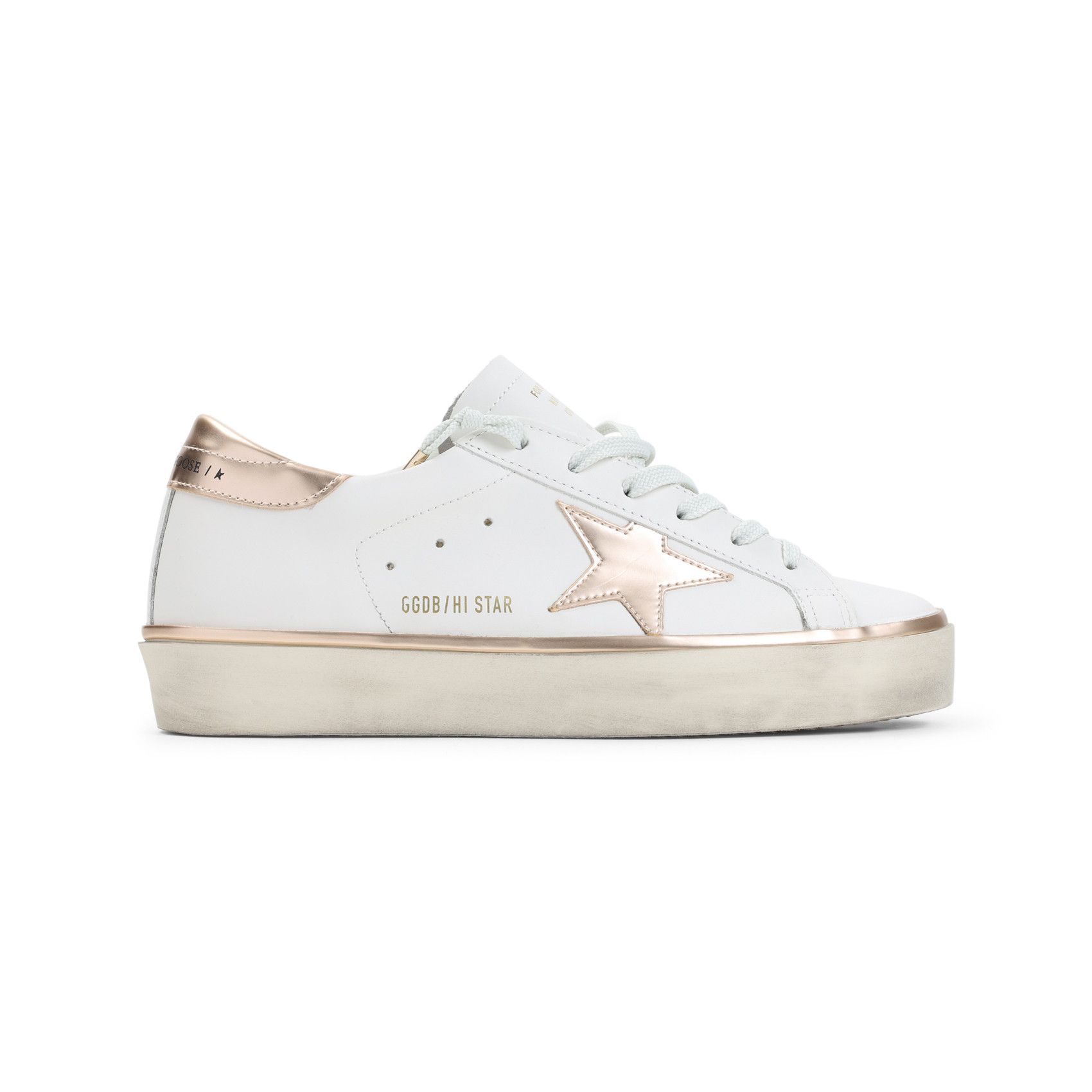 Golden Goose Golden Goose Hi Star Sneakers Size US 7 / IT 37 - 1 Thumbnail