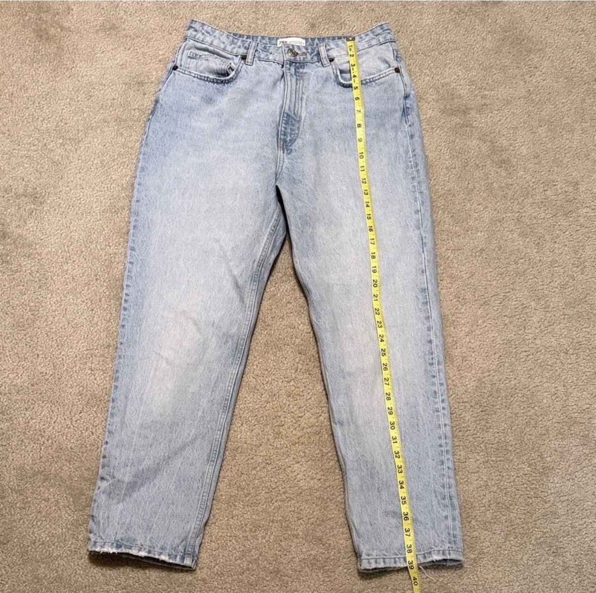 Zara Zara Women’s Light Blue Jeans Size 10 Size 32" / US 10 / IT 46 - 4 Thumbnail