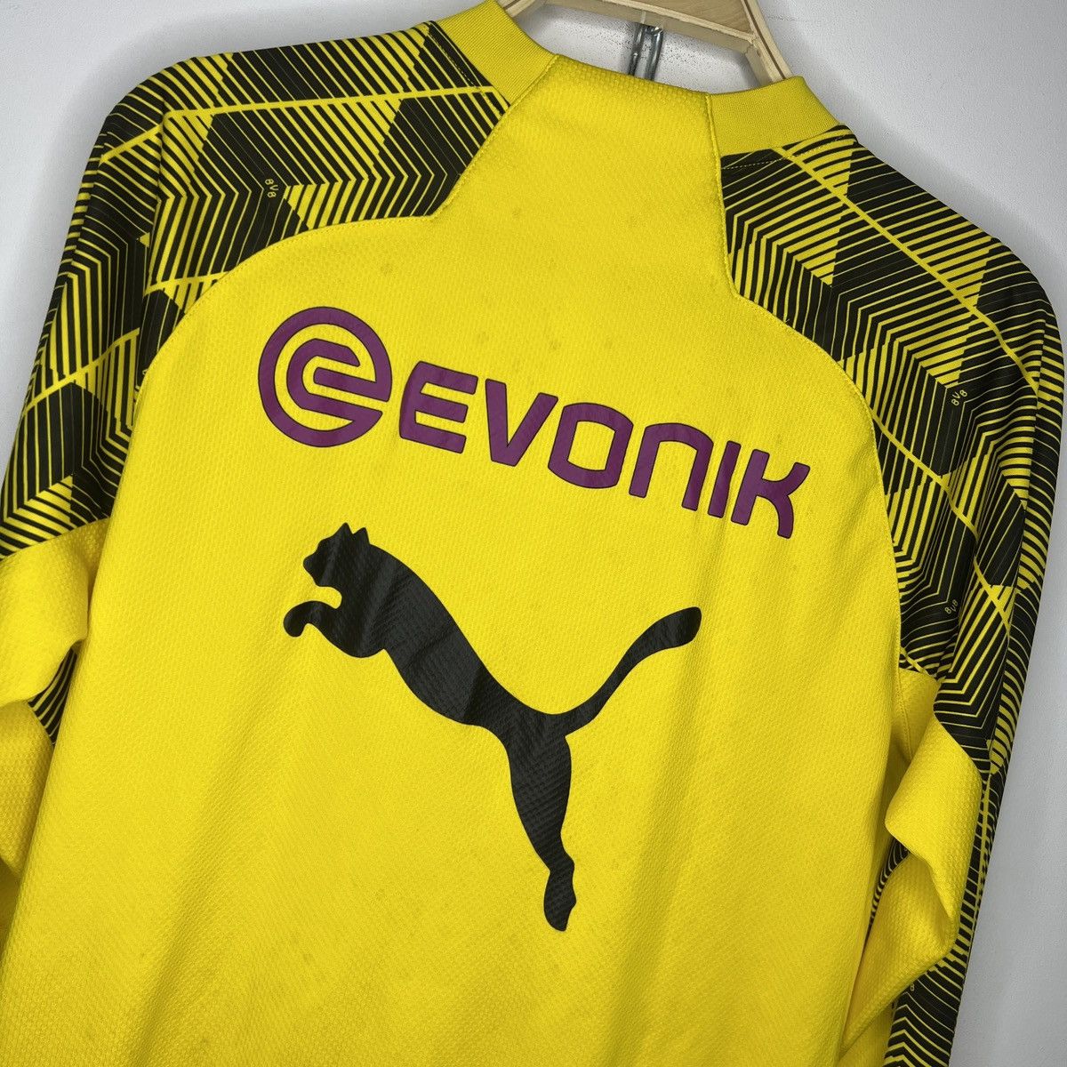 Puma × Vintage Puma Borussia Dortmund Yellow Training Top Track Jersey Size US M / EU 48-50 / 2 - 8 Thumbnail