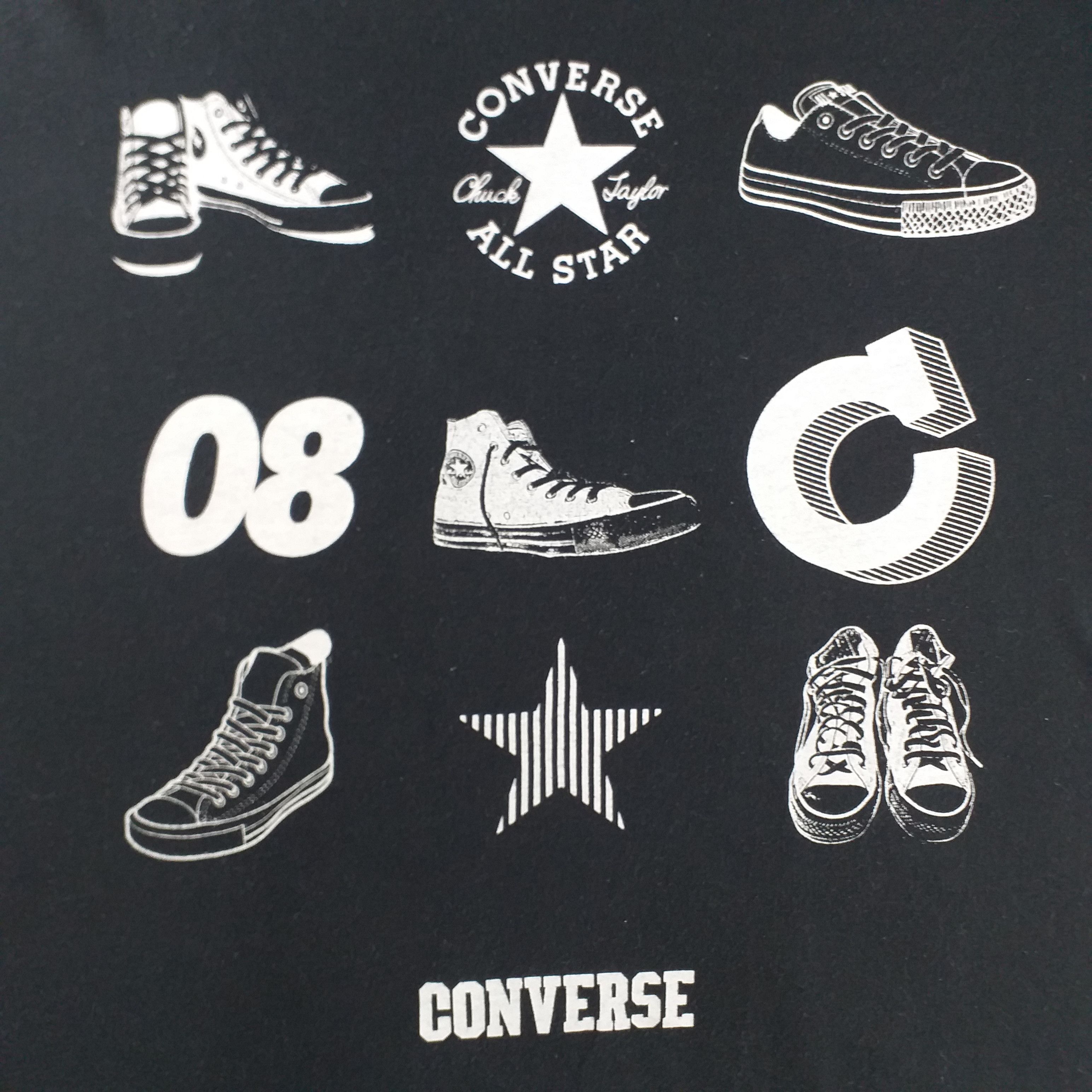 Converse Vintage Converse Chuck Taylor Large Tshirt -F044 Size US L / EU 52-54 / 3 - 3 Thumbnail
