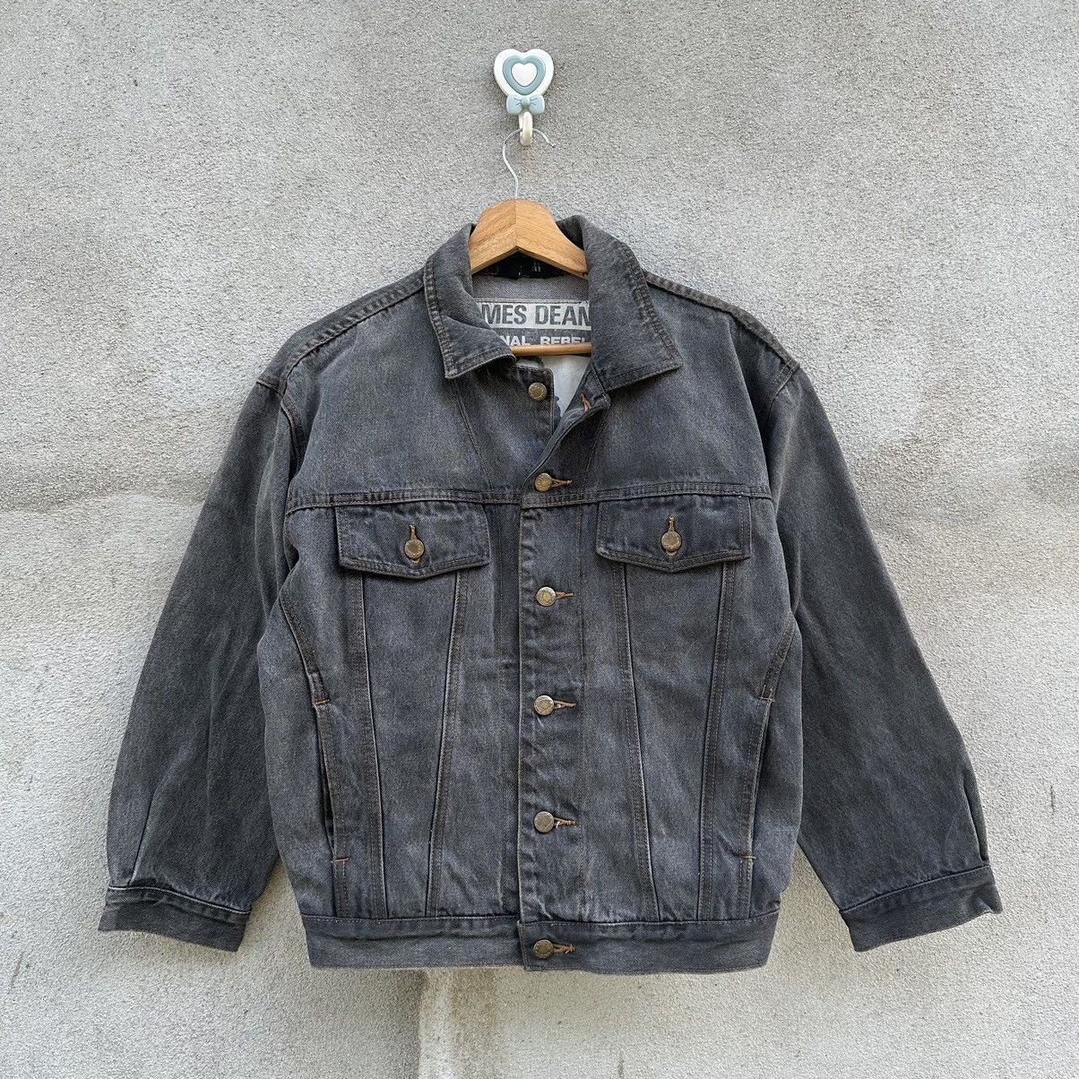 James Jean × Vintage SEND OFFER📌 VINTAGE JAMES DEAN ORIGINAL REBEL TRUCKER JACKET Size US S / EU 44-46 / 1 - 2 Thumbnail