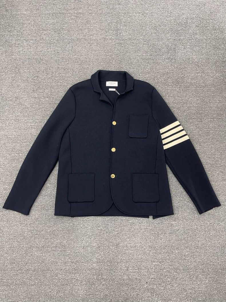 Thom Browne Thom Browne size5 Wool tuck-in jacket Size 42S - 1 Thumbnail