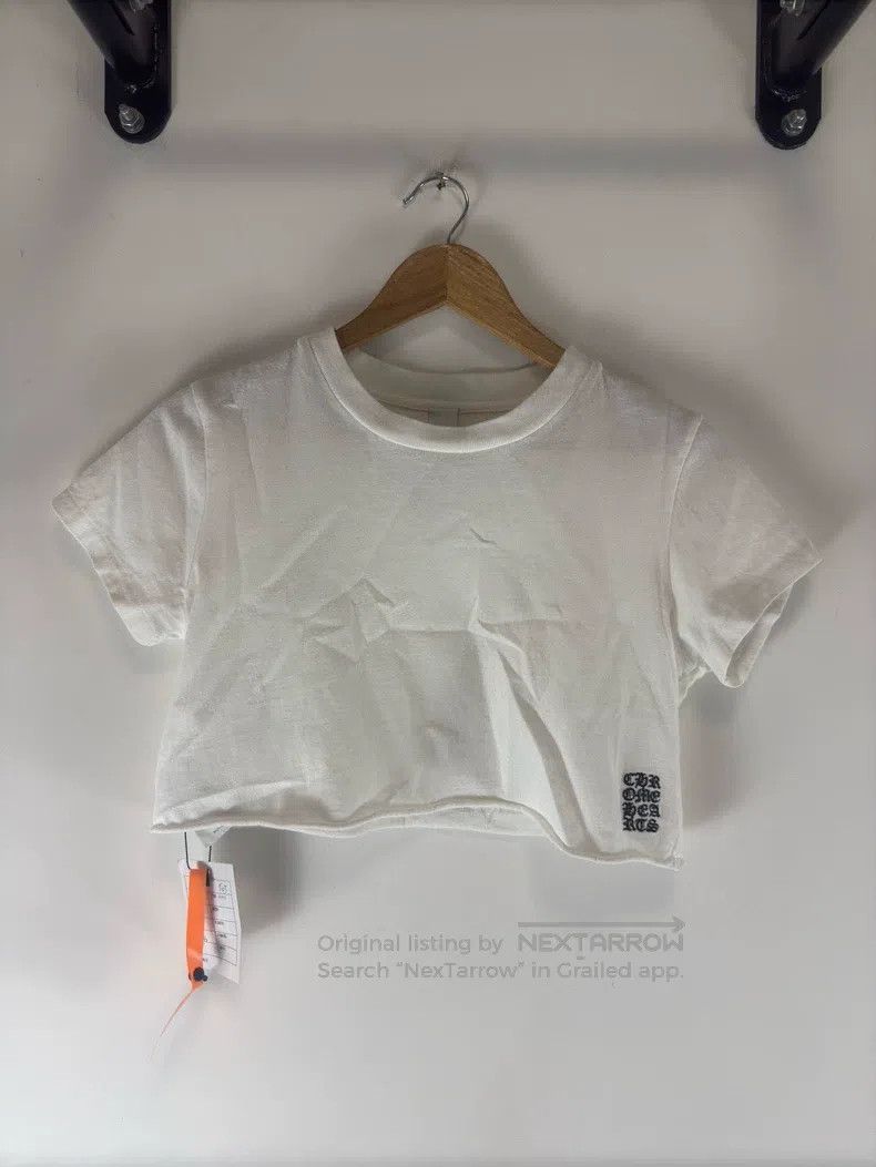 Other CHROME HEARTS White Sanskrit Embroidered Short Sleeve Size S / US 4 / IT 40 - 1 Thumbnail