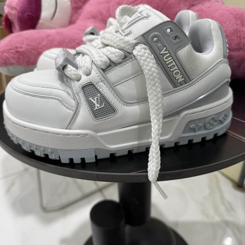 Louis Vuitton Louis Vuitton Trainer Maxi Low-Top Sneakers 0079 Size US 5.5 / EU 38 - 1 Thumbnail