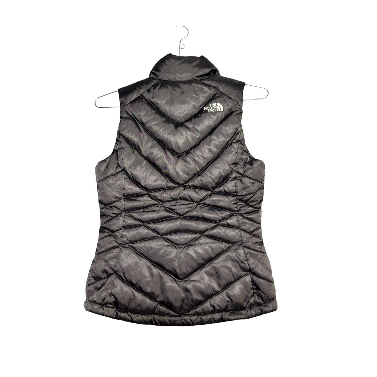 The North Face The North Face 550 Puffer Vest Jacket Womens XS Black Goose Down Outdoor Size XS / US 0-2 / IT 36-38 - 2 Thumbnail