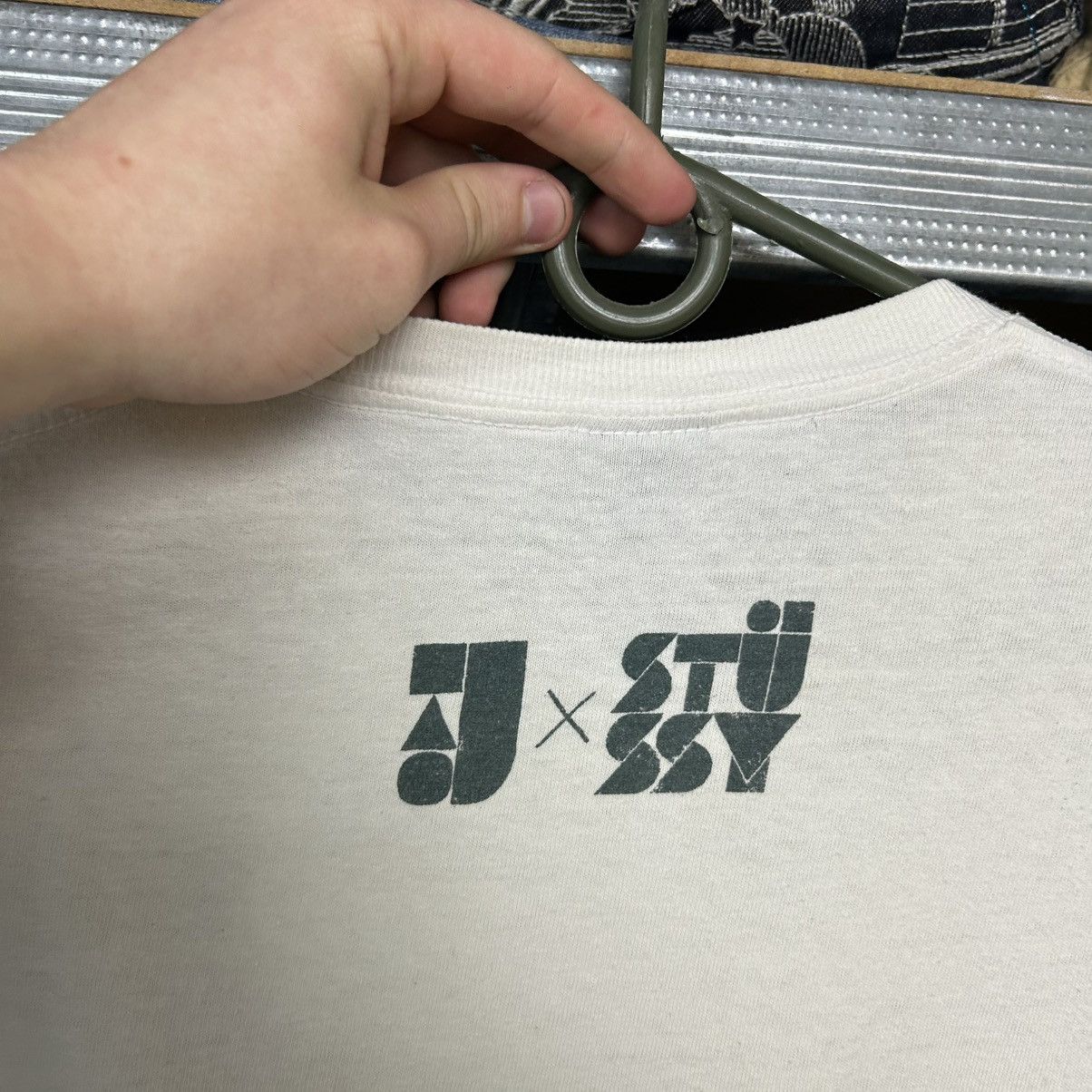 Stussy Mens Stussy Big Graphic logo y2k streetwear japan tee Size US M / EU 48-50 / 2 - 11 Thumbnail
