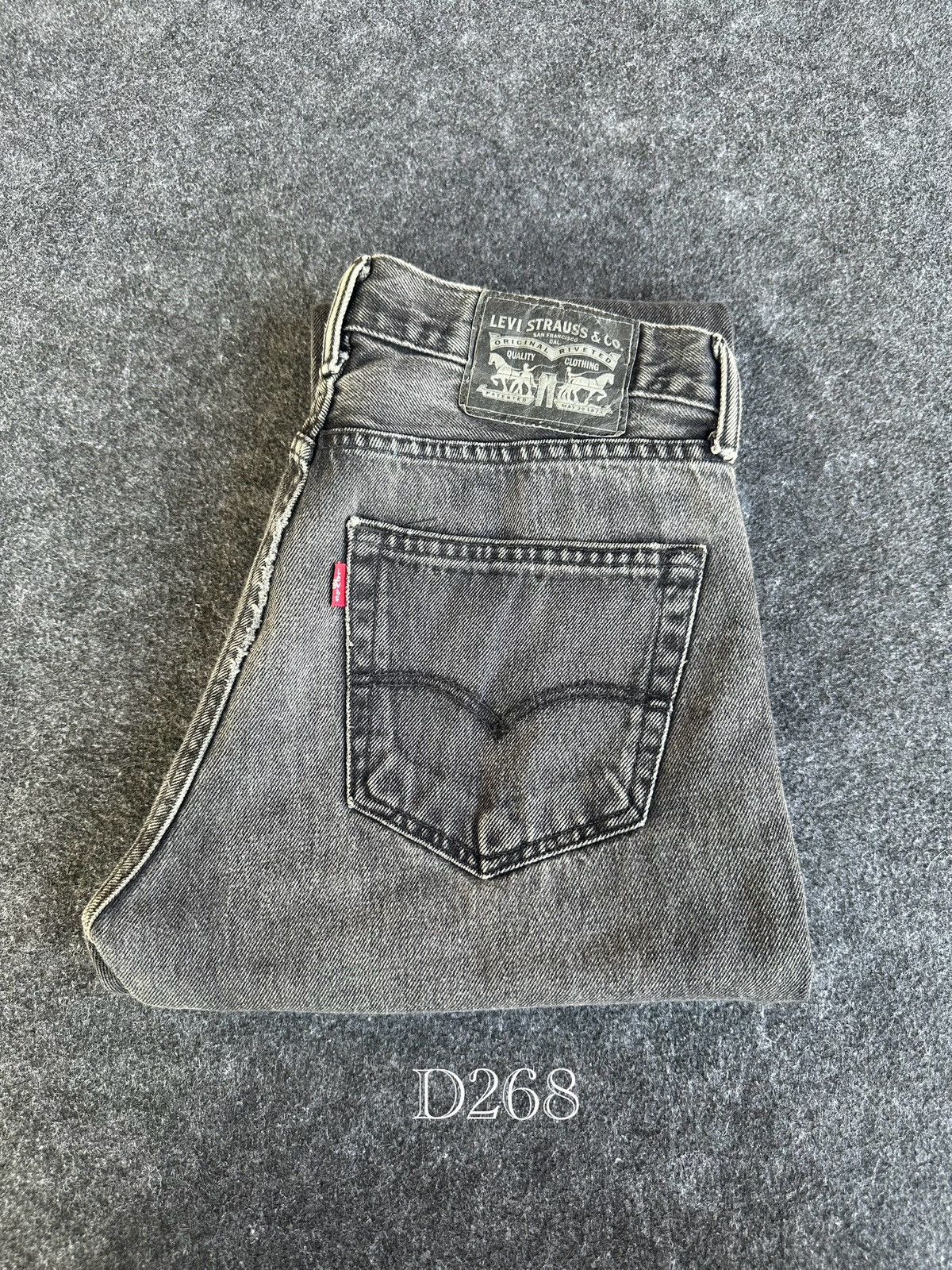 Levi's Y2K Levis 505 Super Black Faded Washed Denim 28x29 D268 Size US 28 / EU 44 - 16 Thumbnail