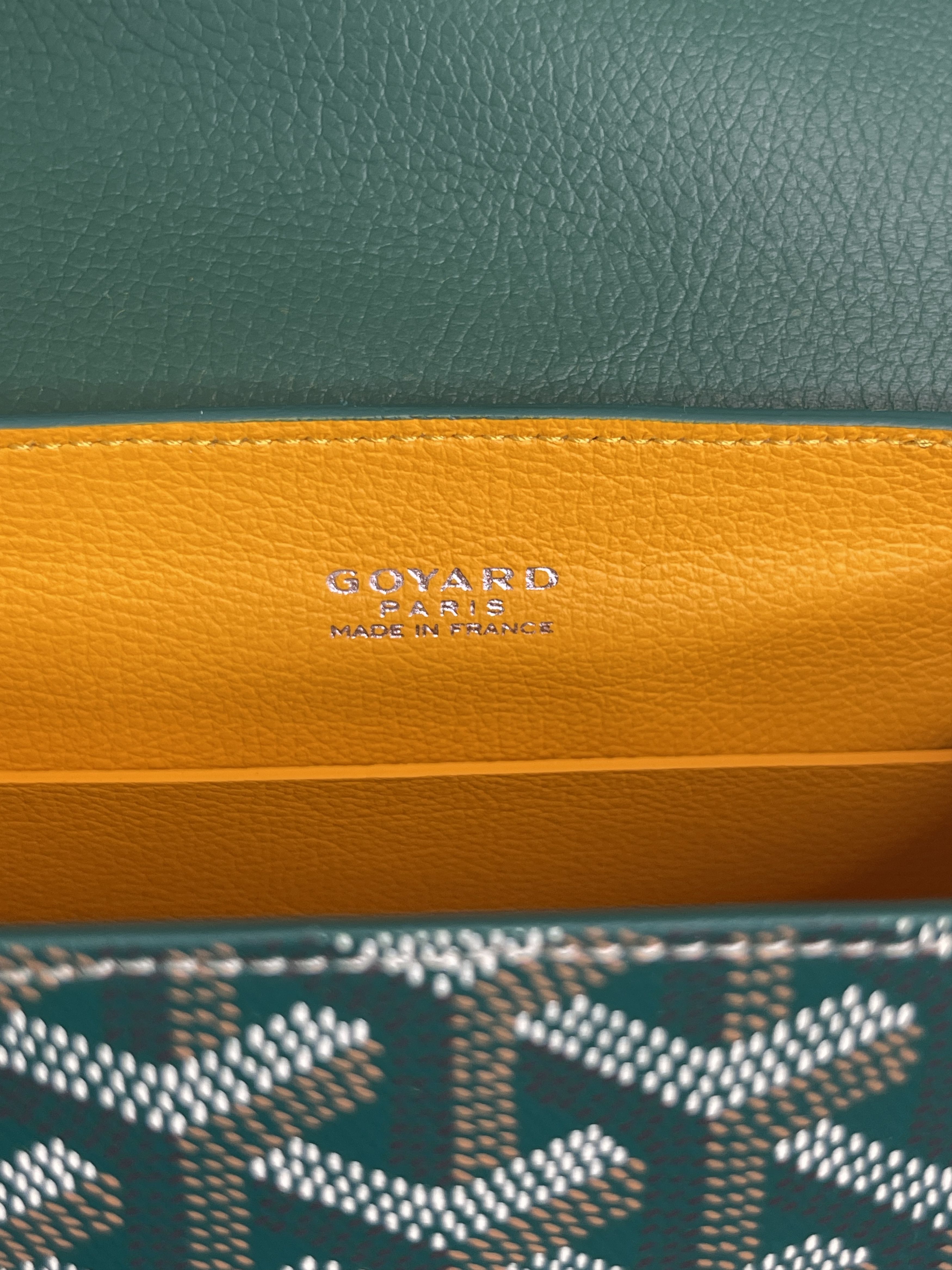 Goyard New Goyard Green Saigon Souple Mini Top Handle Bag Size ONE SIZE - 10 Thumbnail