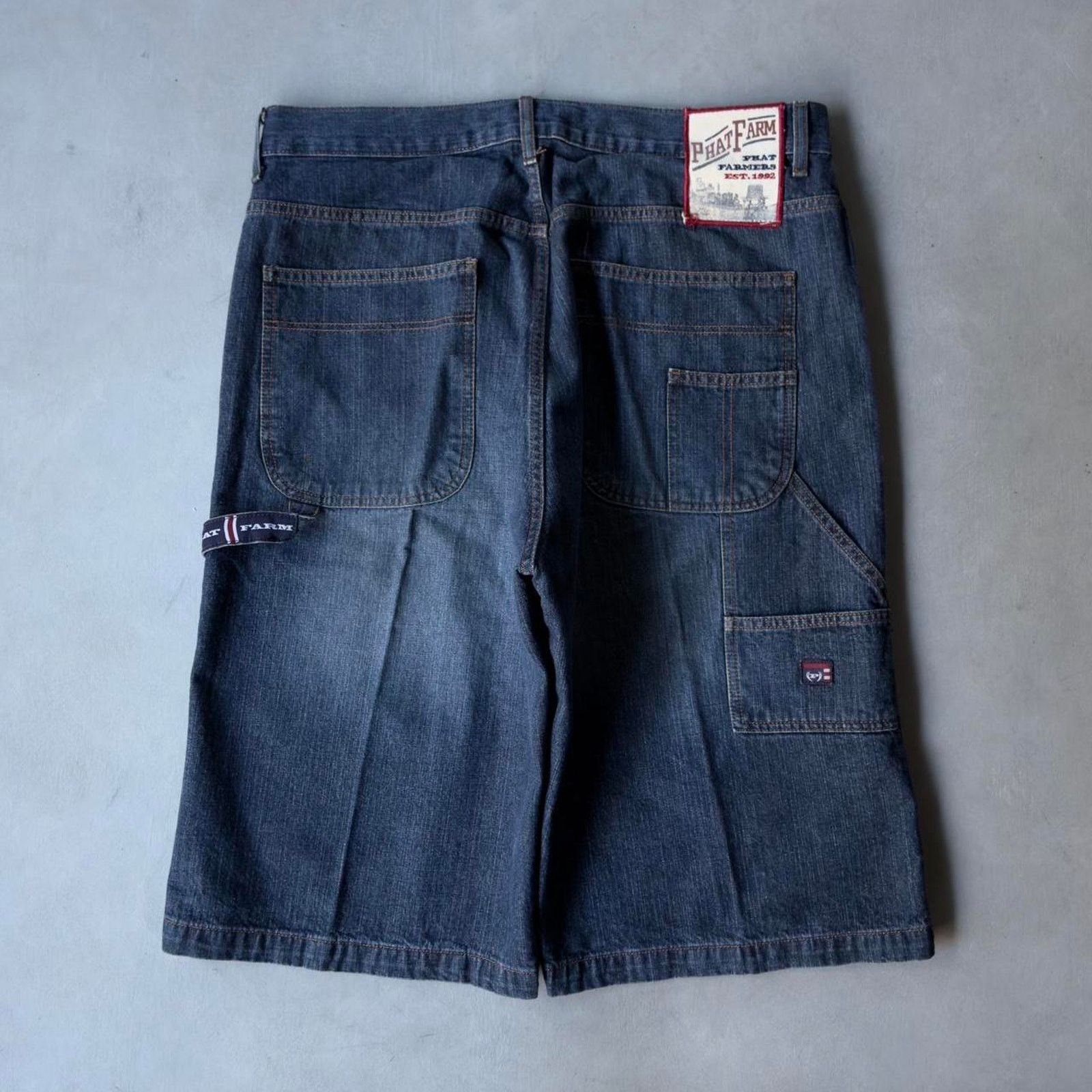 Phat Farm Vintage Phat Farm Baggy Jorts Wide Leg Grunge Skater Y2K Size US 38 / EU 54 - 1 Thumbnail