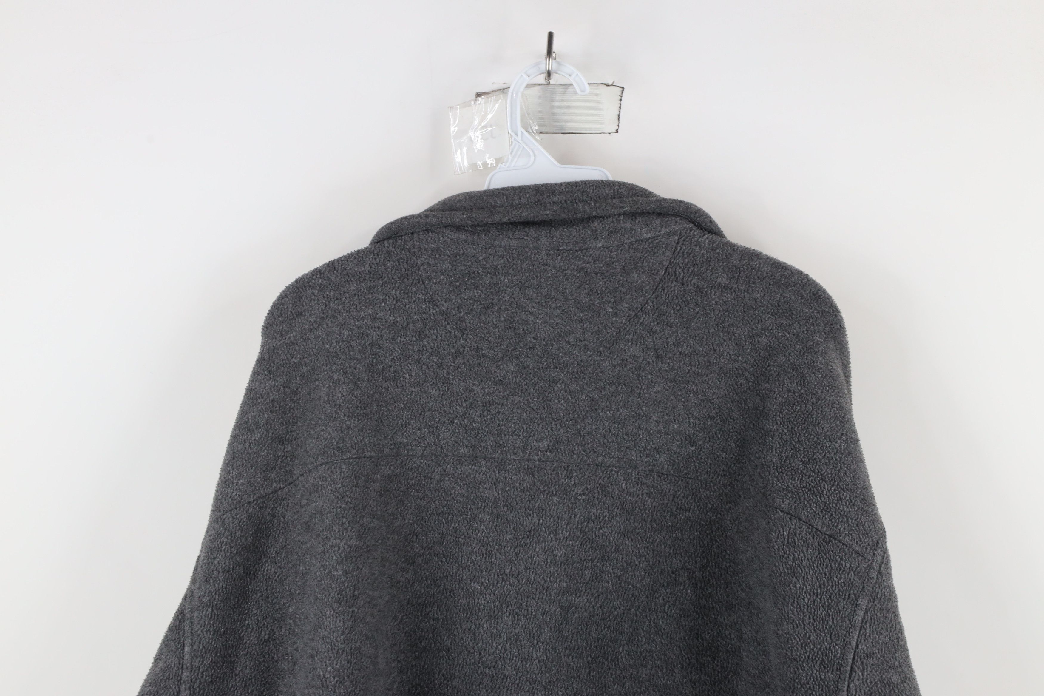 Lands' End × Vintage Vintage 90s Lands End Blank Full Zip Fleece Jacket USA Size US L / EU 52-54 / 3 - 14 Thumbnail