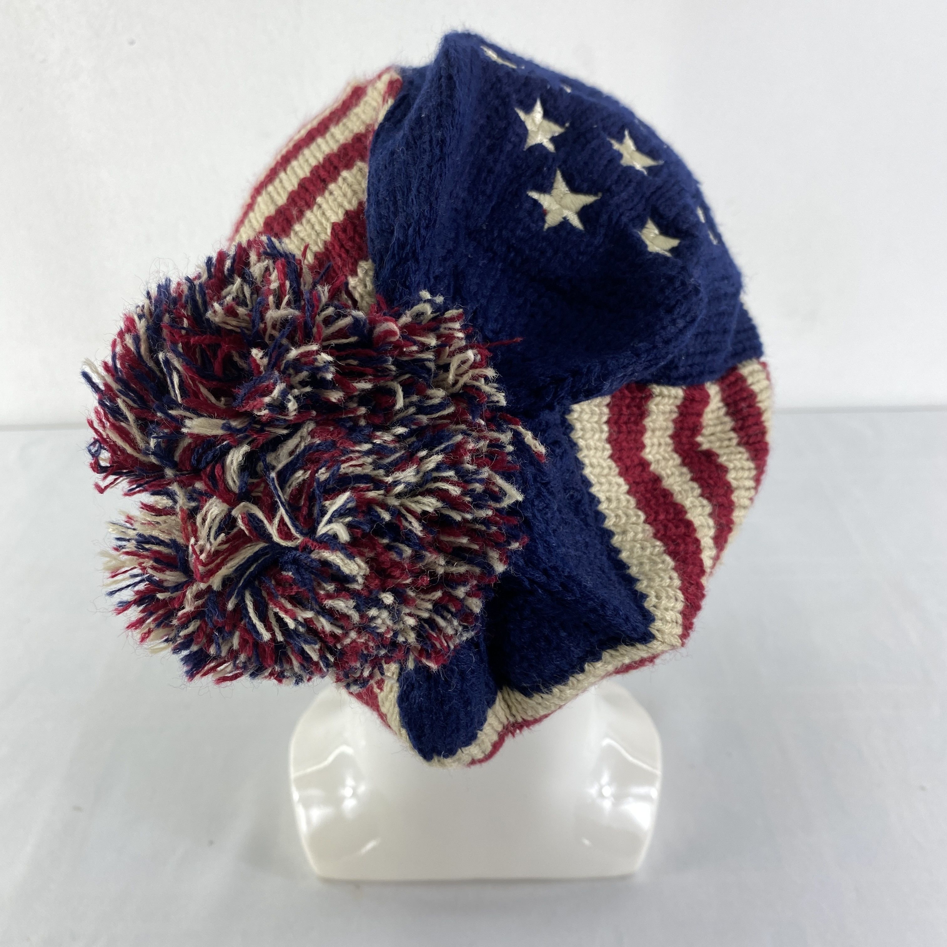 Japanese Brand Star Embroidery Snow Cap Hat Beanie -BN588 Size ONE SIZE - 3 Thumbnail