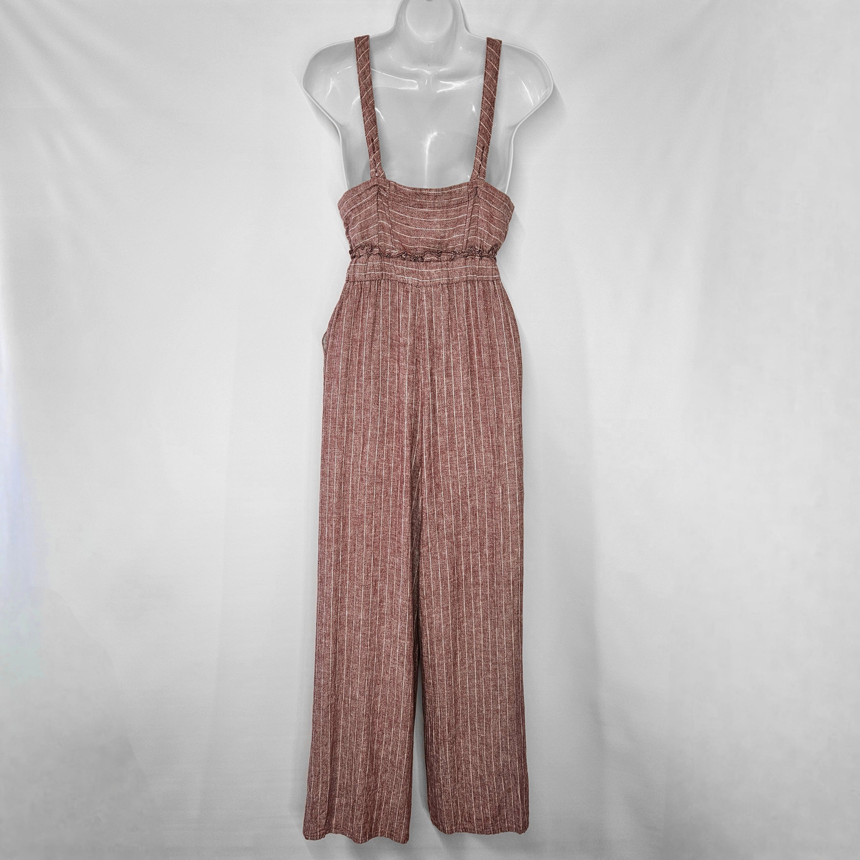 Other Romeo + Juliet Size S Couture Jumpsuit Overalls Linen Pocket Size 25" / US 0 / IT 36 - 2 Thumbnail