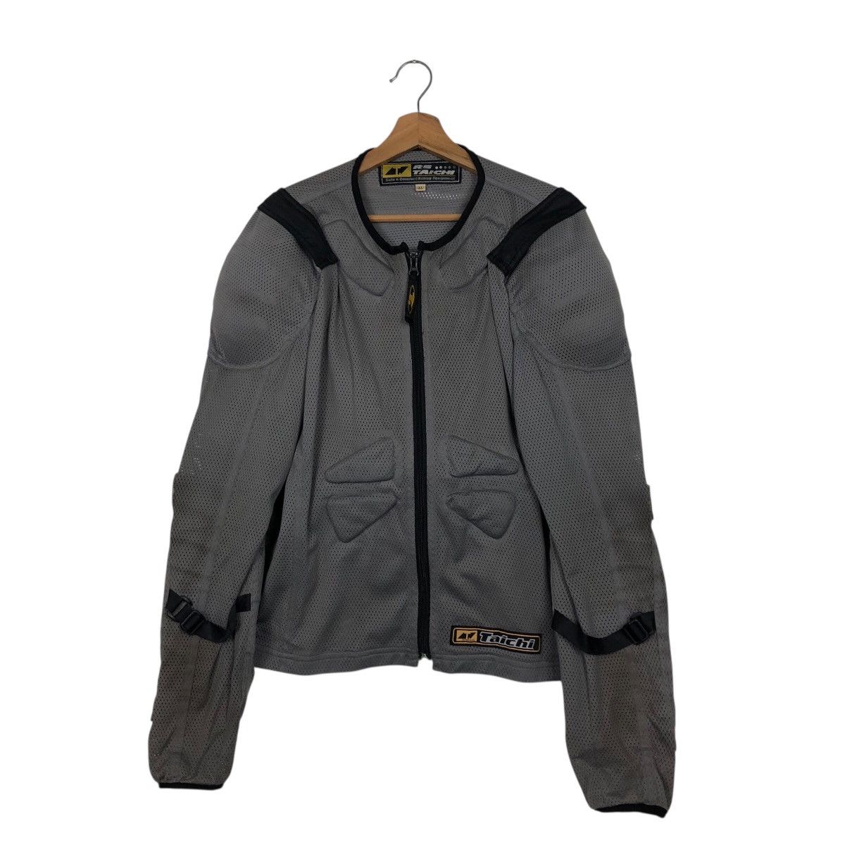 Japanese Brand RS Taichi Motorcycle Protective Mesh Jacket — Grey Size US L / EU 52-54 / 3 - 2 Thumbnail