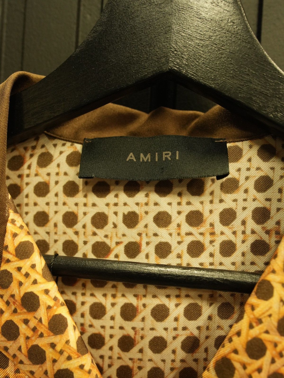 Amiri Amiri Weave Pattern Silk Shirt Size US S / EU 44-46 / 1 - 10 Thumbnail