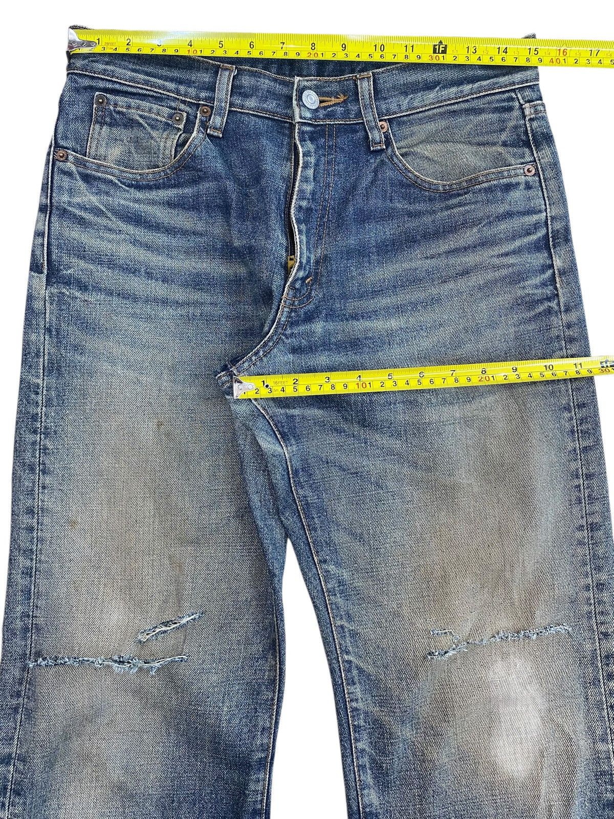Japanese Brand Japanese Brand Whiskers Mud Wash Style Ripped Jeans Size US 30 / EU 46 - 5 Thumbnail