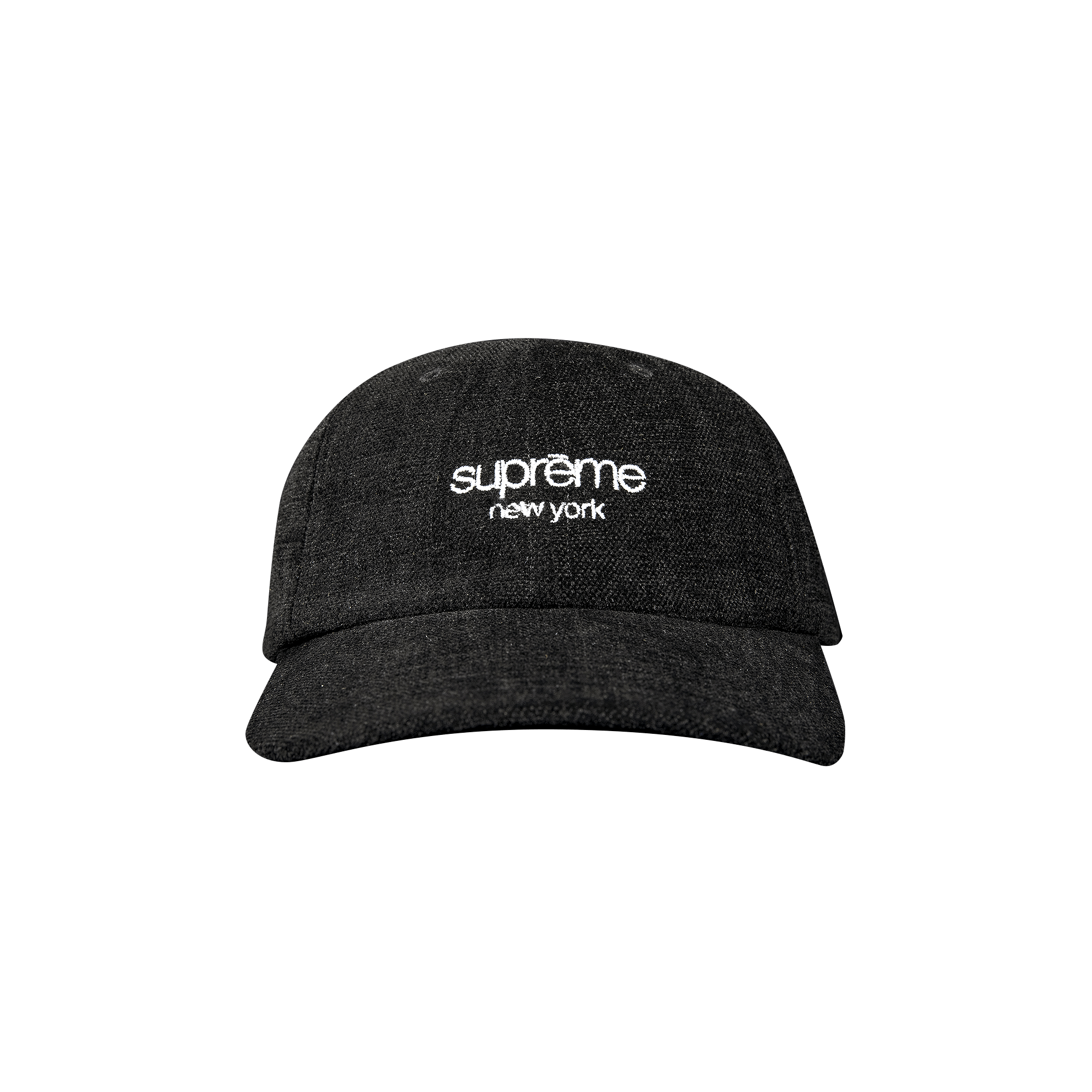 Supreme Supreme Leather Appliqué 6-Panel Black | Grailed
