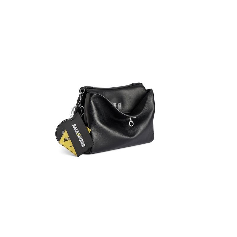Balenciaga o1srvl11e0226 Size: OS / Keychain 3 Tags Charm in Black Size ONE SIZE - 3 Thumbnail