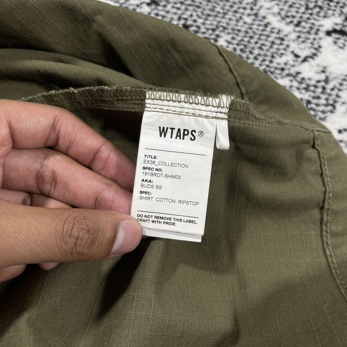 Wtaps WTAPS BUDS SS SHIRT COTTON RIPSTOP 2019 Size US M / EU 48-50 / 2 - 7 Thumbnail