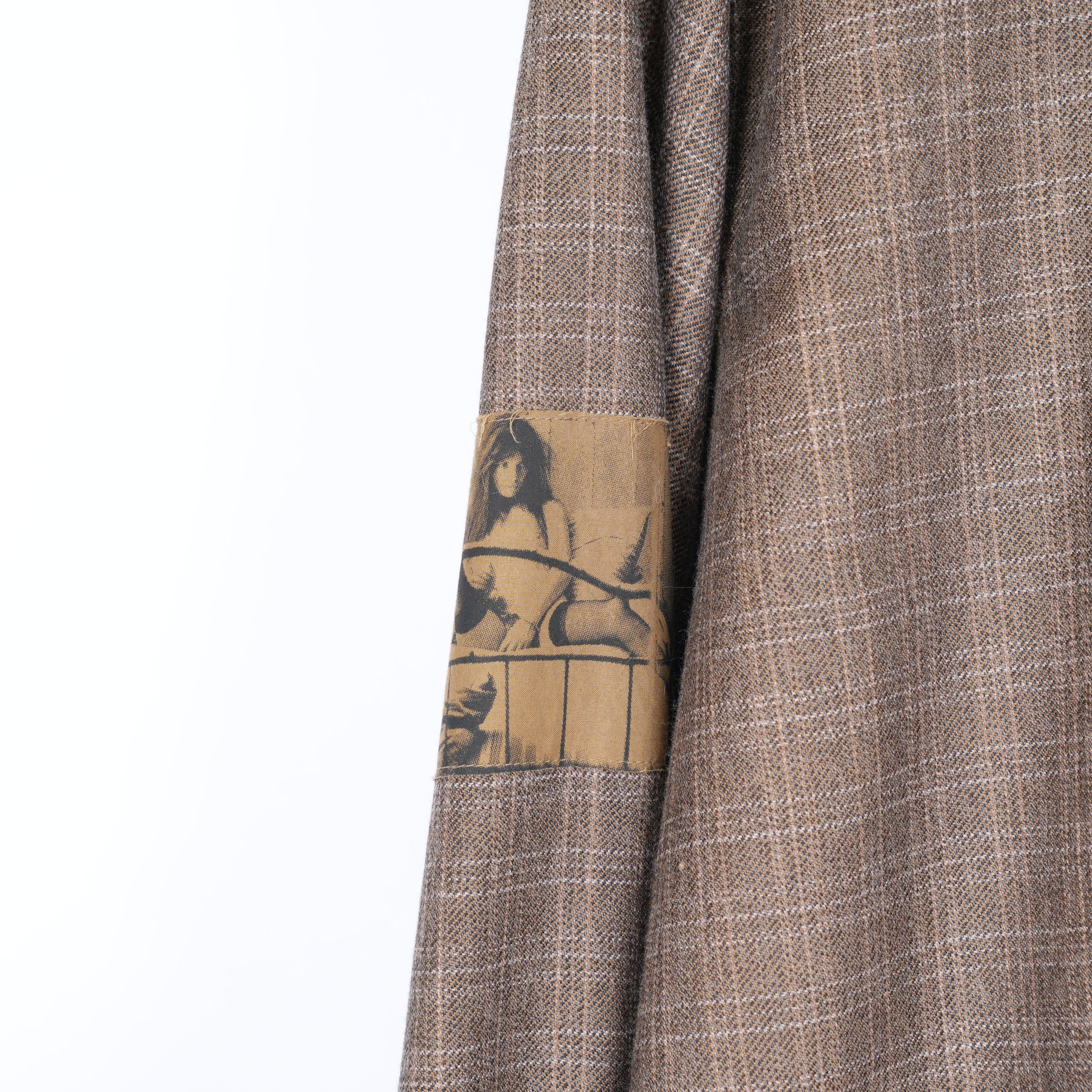 Enfants Riches Deprimes ERD BROWN ASSEMBLAGE FRAYED HEM FLANNEL Size US M / EU 48-50 / 2 - 5 Thumbnail
