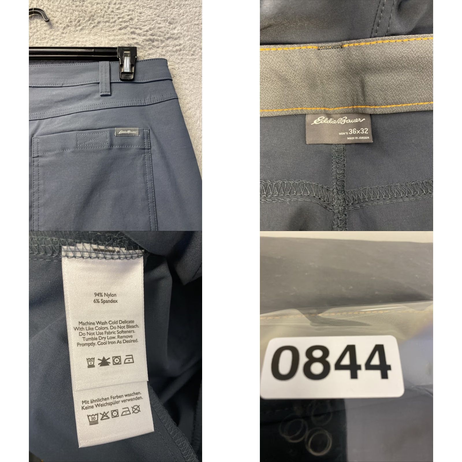 Eddie Bauer Eddie Bauer Pants Mens 36x32 Gray Cargo Straight Regular Zip Pockets Travex Outdoors Casual Sports/Travel Size US 36 / EU 52 - 8 Thumbnail