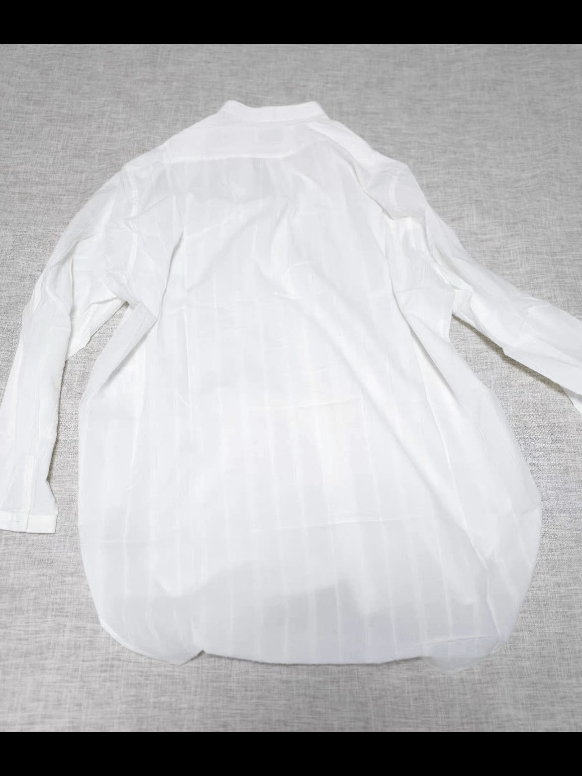 Saint Laurent Paris Sz 38 Saint Laurent Paris OS Runway White Stripe Shirt Size US M / EU 48-50 / 2 - 2 Thumbnail