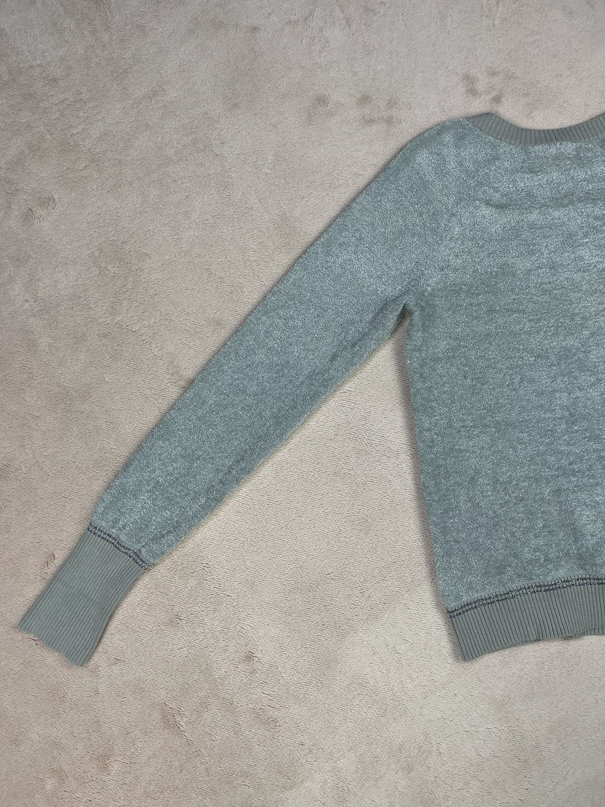 Armani Exchange A|X Armani Exchange Fluffy Soft Zip Crewneck Sweater Size M / US 6-8 / IT 42-44 - 6 Thumbnail