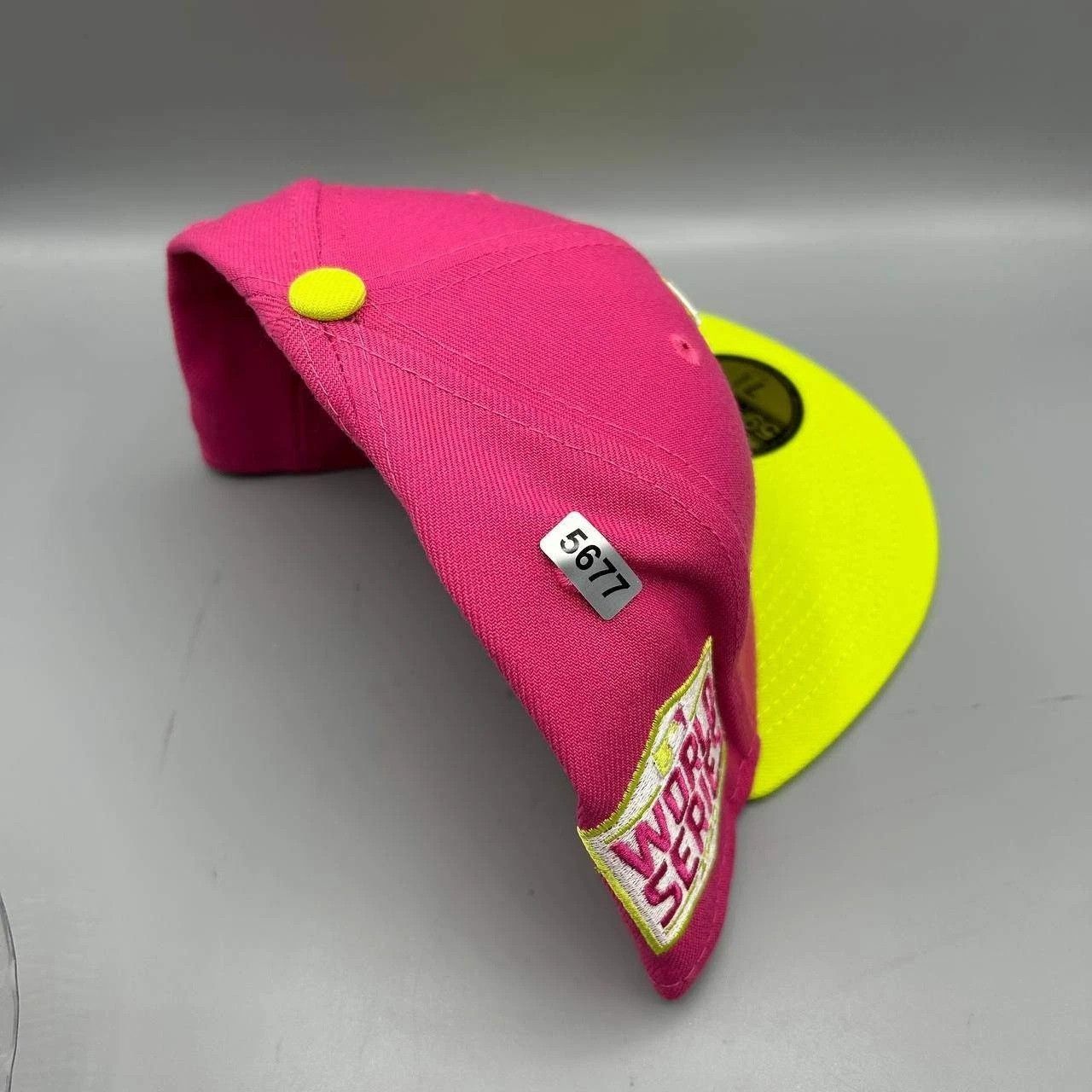 New Era Los Angeles LA Dodgers Hat Men 7 5/8 Pink MLB Fitted Cap New Size ONE SIZE - 9 Thumbnail