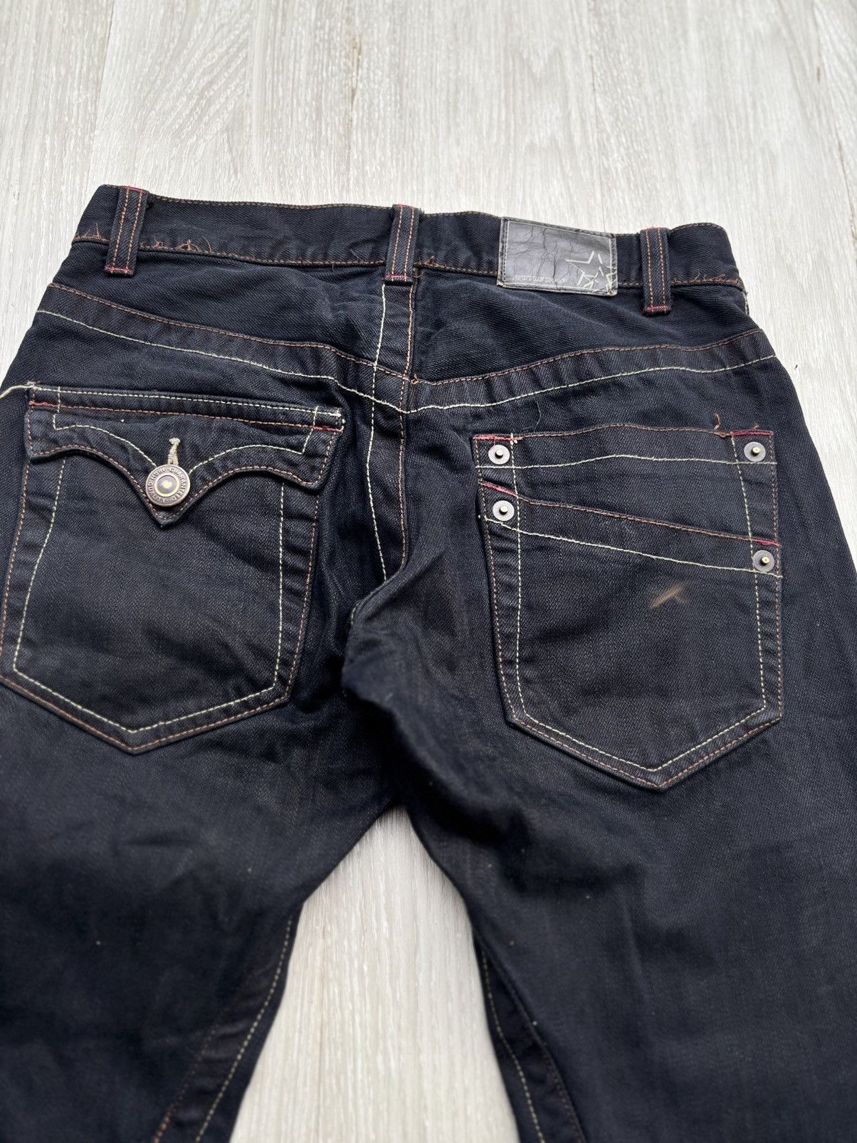 Japanese Brand Ratle trapp tribal flare jeans Size US 29 - 9 Thumbnail