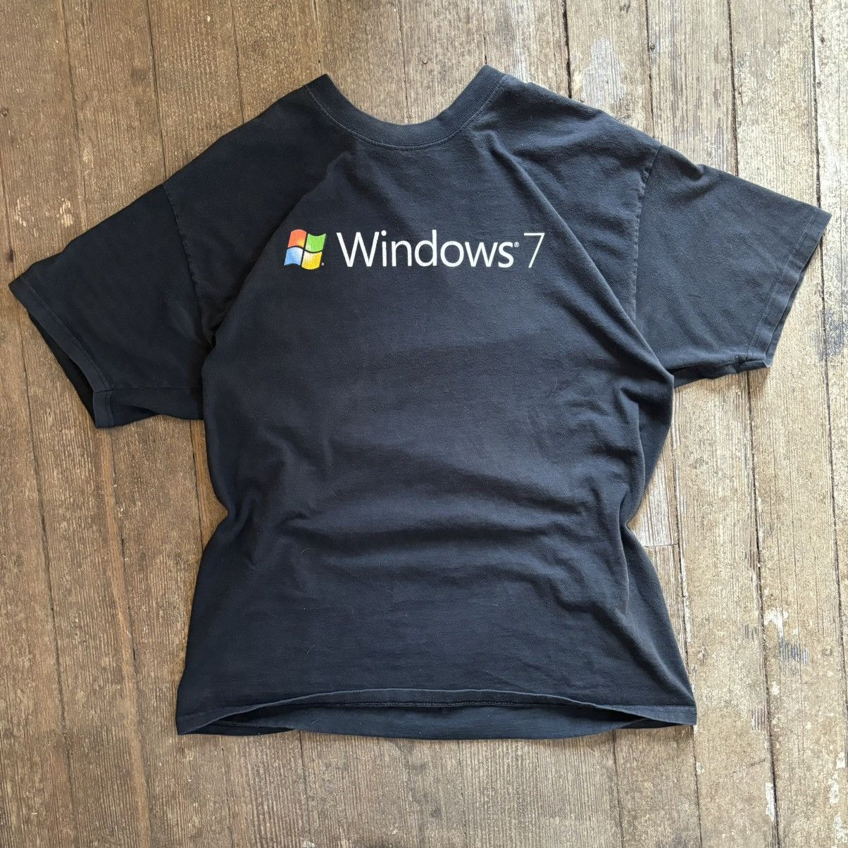 Fruit Of The Loom Streetwear Vintage Vintage Baggy Opium Y2K Windows 7 merchandise T shirt Grailed