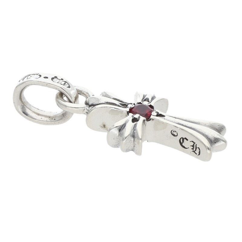 Chrome Hearts Chrome Hearts Ruby Charm Silver Necklace Size ONE SIZE - 3 Thumbnail