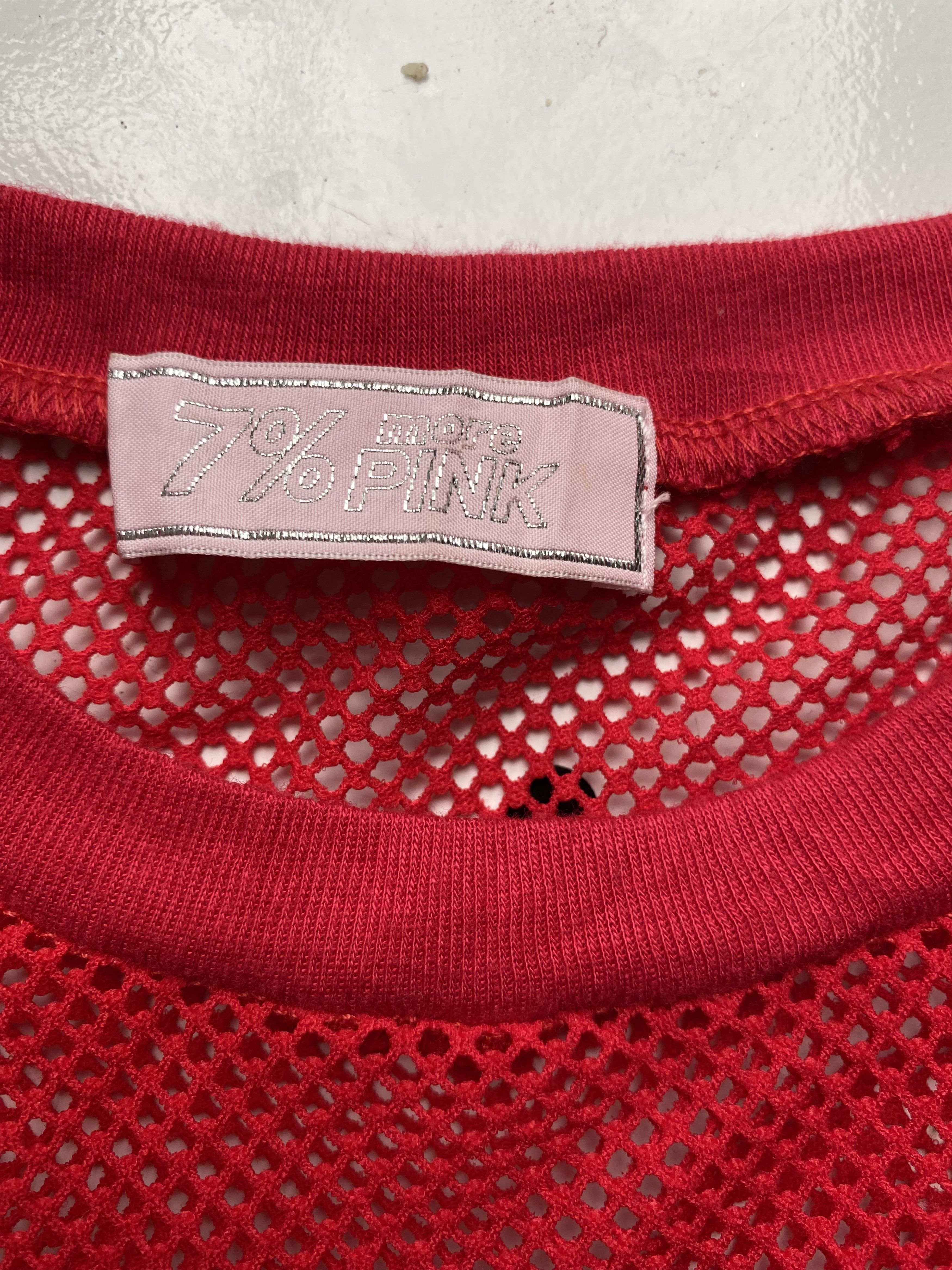 If Six Was Nine × Japanese Brand × Le Grande Bleu (L.G.B.) Japanese 7% More Pink fishnet longsleeve harajuku style Size US M / EU 48-50 / 2 - 5 Thumbnail