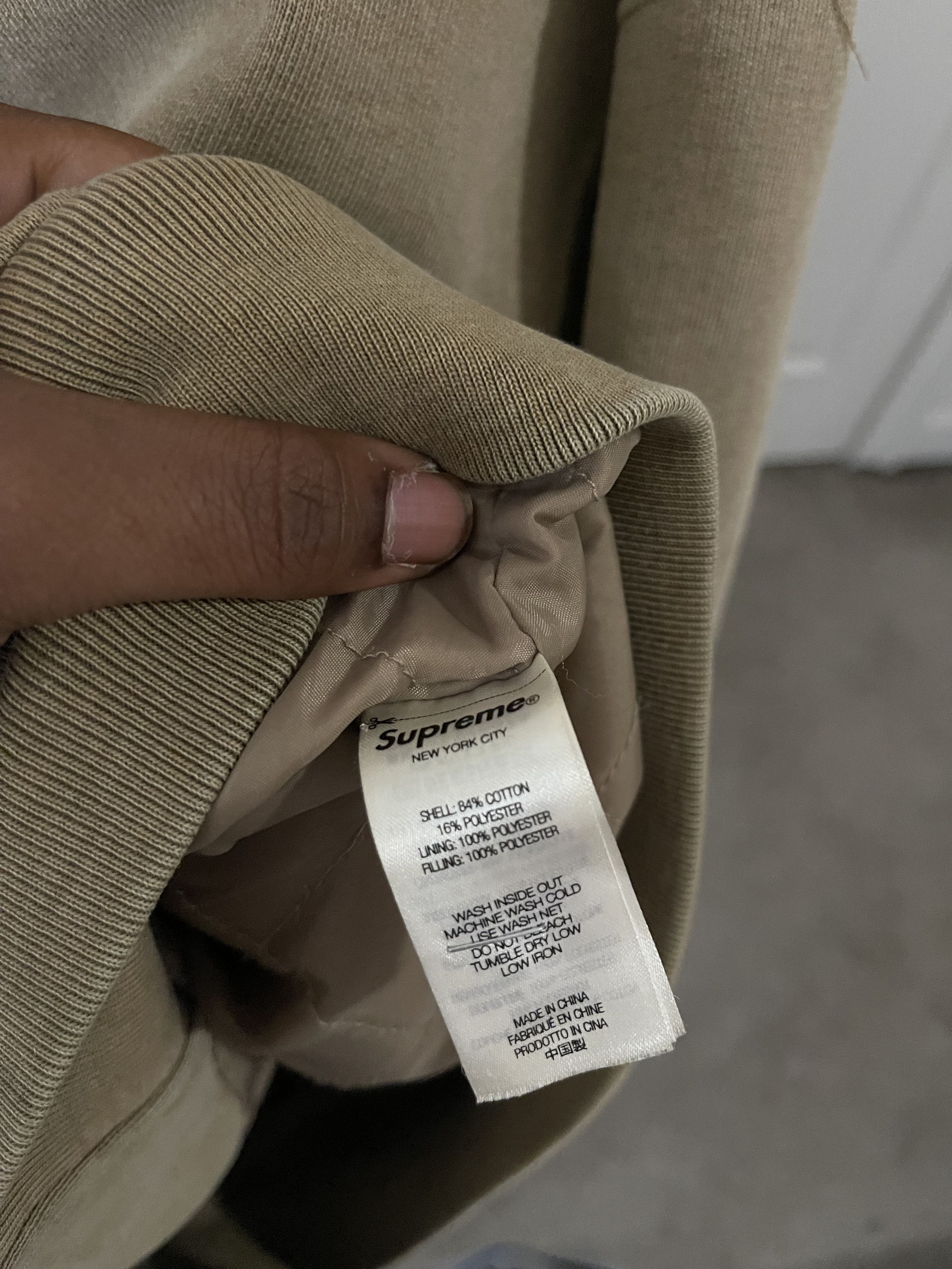 Dickies × Supreme Supreme Dickies Qulited Tan Zipup Size US S / EU 44-46 / 1 - 9 Thumbnail