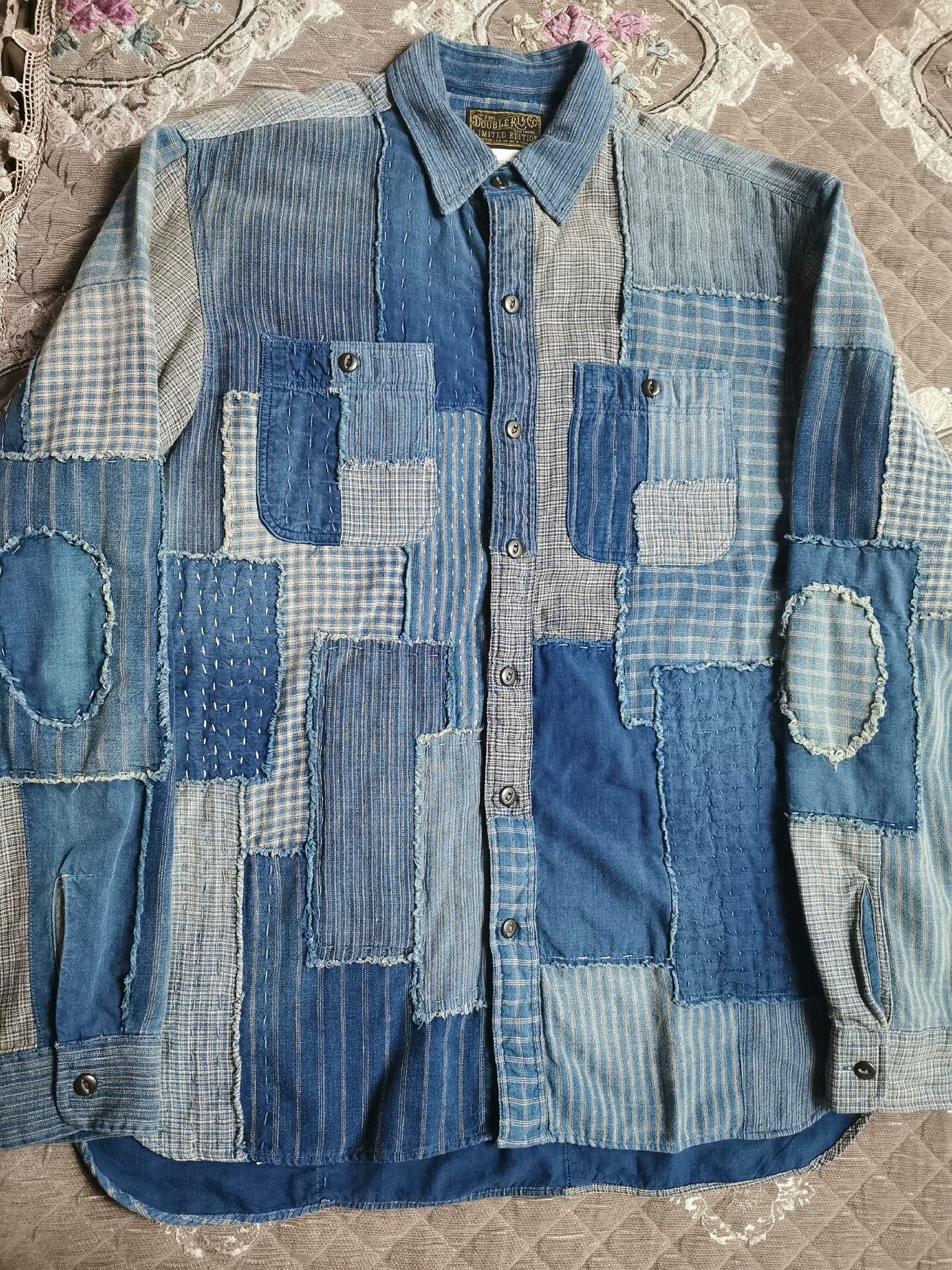 RRL Ralph Lauren RRL Boro Patchwork Shirt Size US M / EU 48-50 / 2 - 1 Thumbnail
