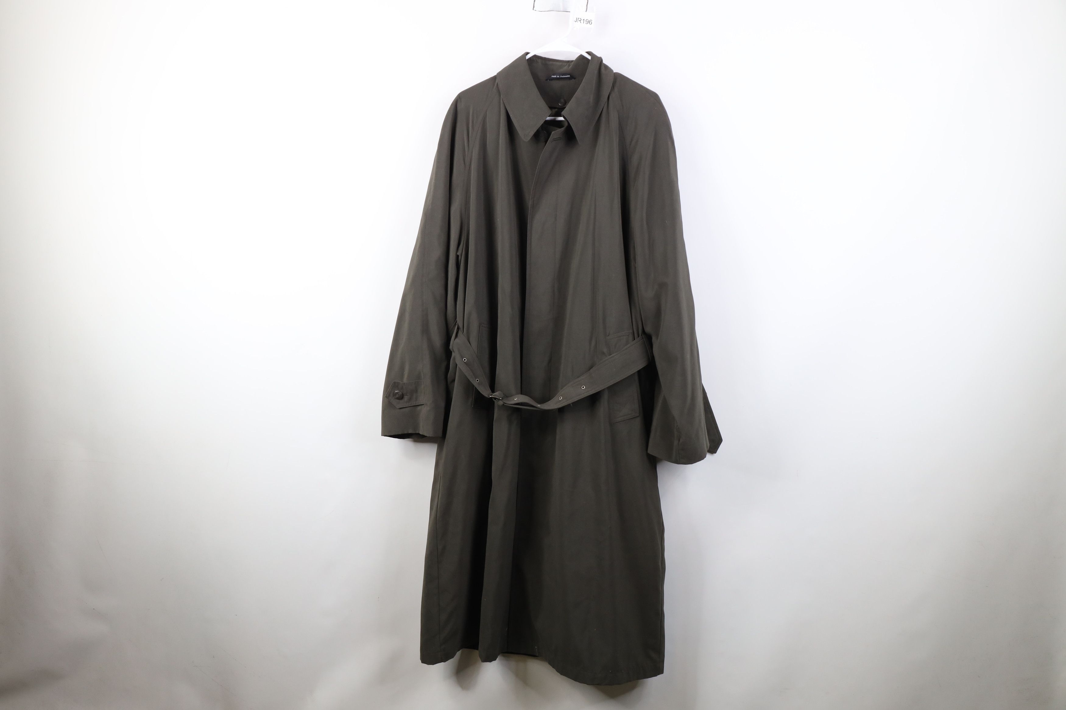 Vintage Vintage 90s Streetwear Belted Microfiber Trench Coat Jacket Size US XXL / EU 58 / 5 - 1 Thumbnail