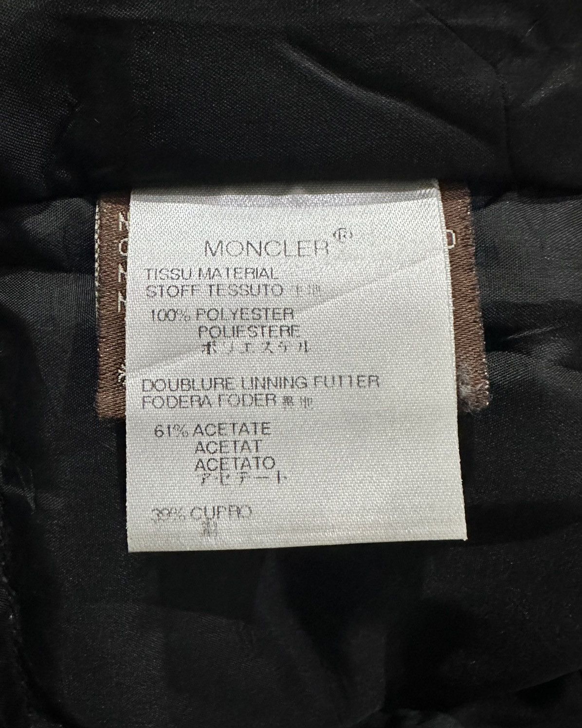 Moncler Moncler Biker Down Jacket Dark Gray Size S / US 4 / IT 40 - 10 Thumbnail