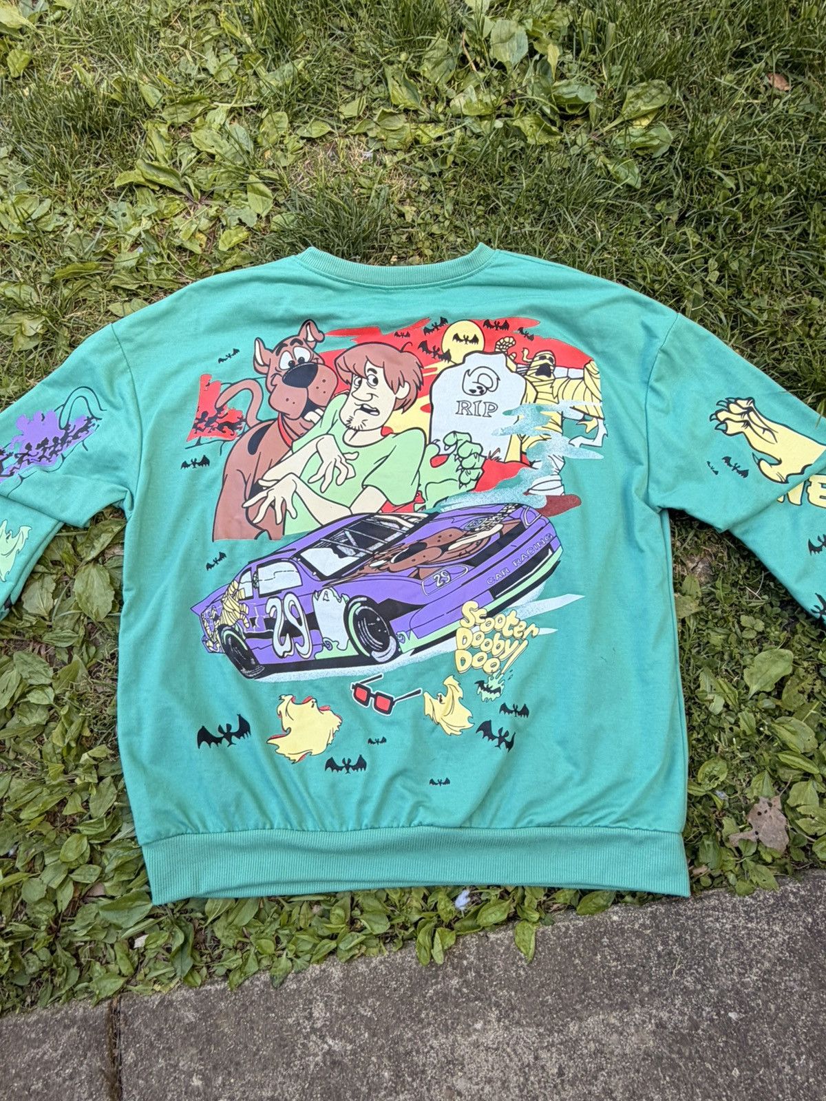 Cartoon Network VTG Cartoon Network Scooby Doo Race Car Long Sleeve Large Size US XL / EU 56 / 4 - 5 Thumbnail