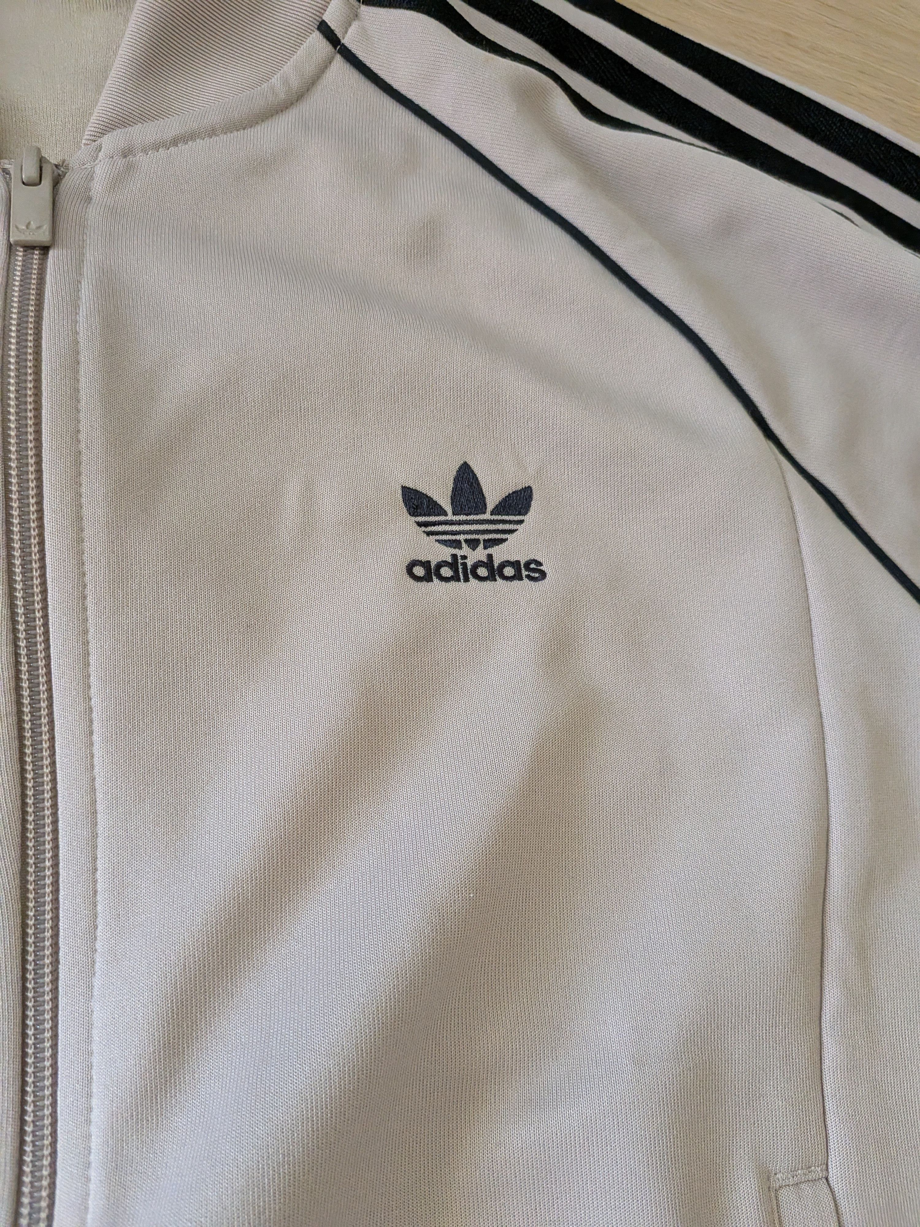 Adidas Adidas Originals Beige Adicolor Classics Track Jacket - Sz M Size US M / EU 48-50 / 2 - 3 Thumbnail