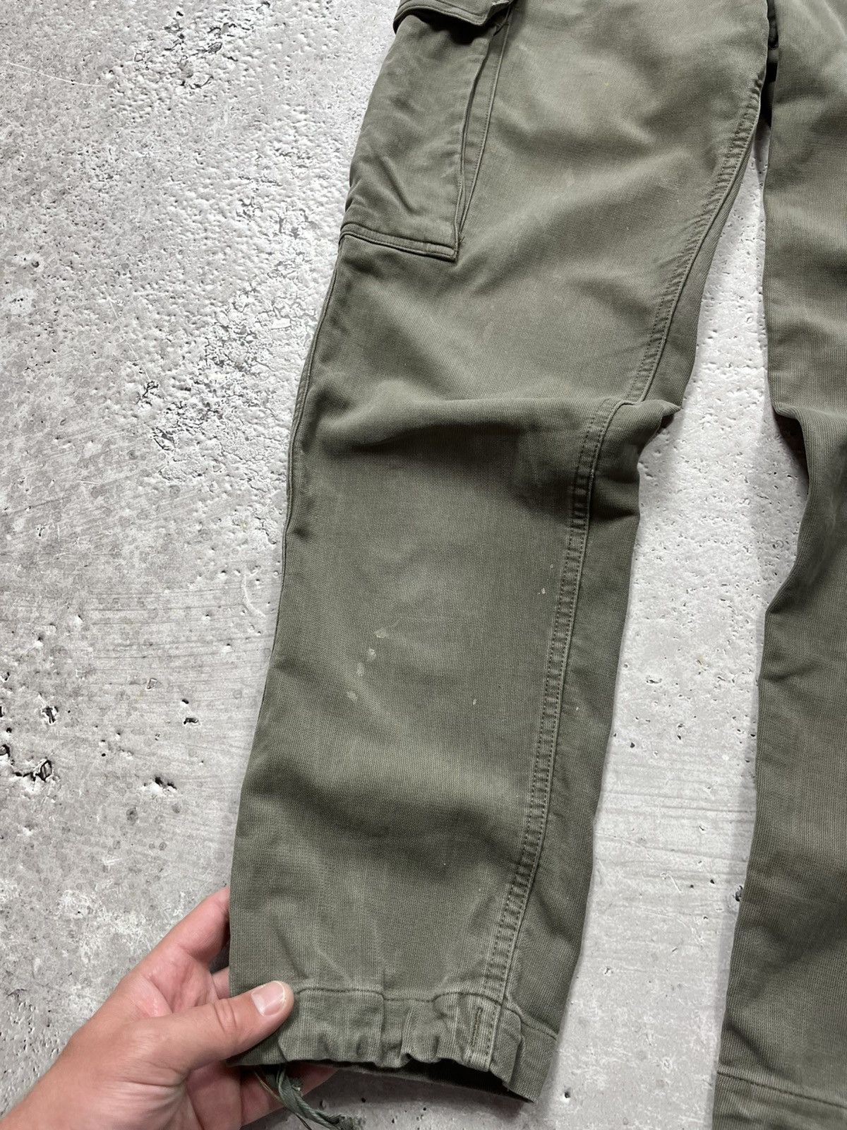 Vintage Vintage German Army Cargo Pants 1984 Olive Military Workwear Size US 30 / EU 46 - 4 Thumbnail