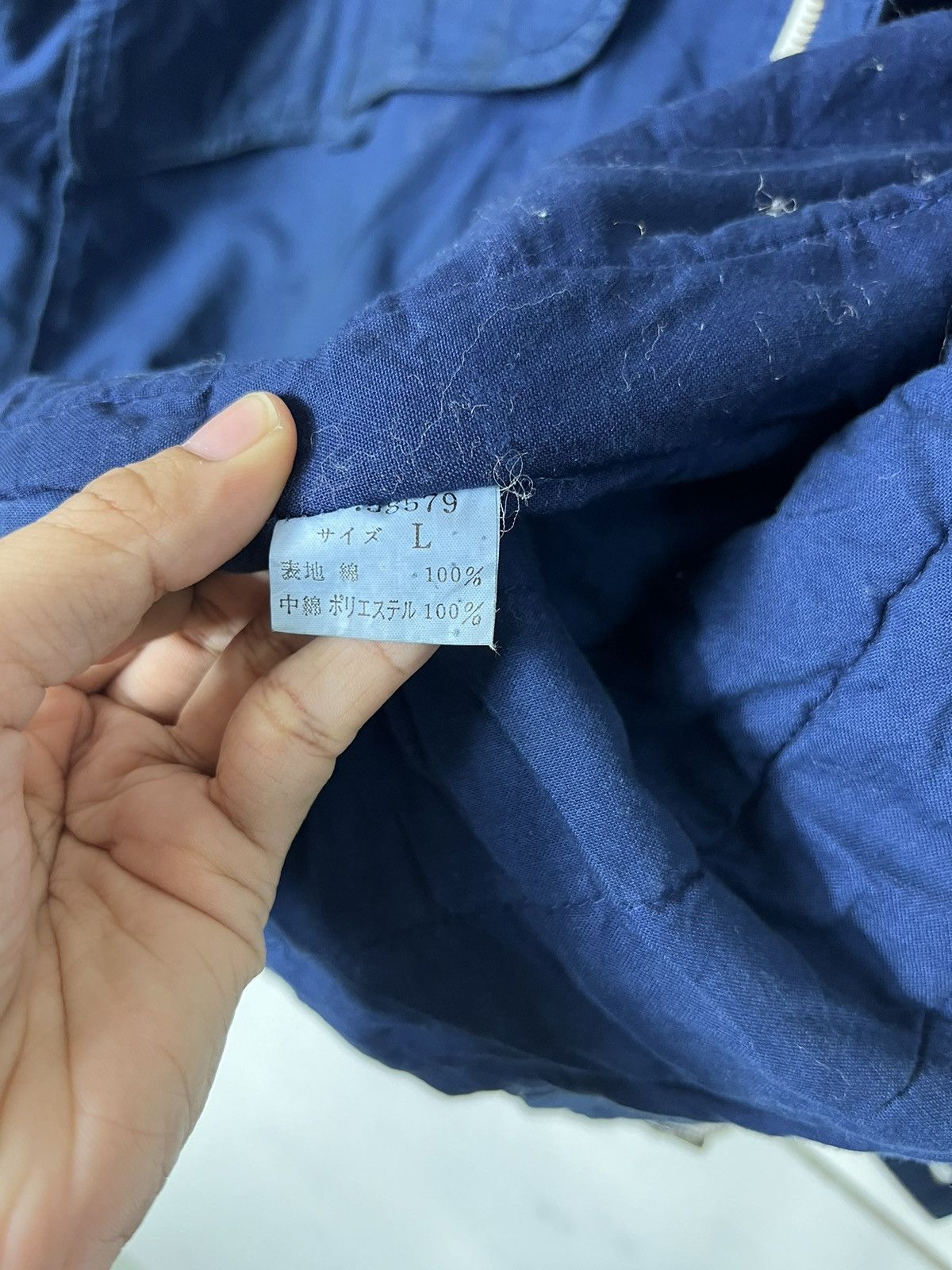 Issey Miyake 🔥 1980s VINTAGE IS ISSEY MIYAKE INDIGO BOMBER JACKET Size US L / EU 52-54 / 3 - 15 Thumbnail