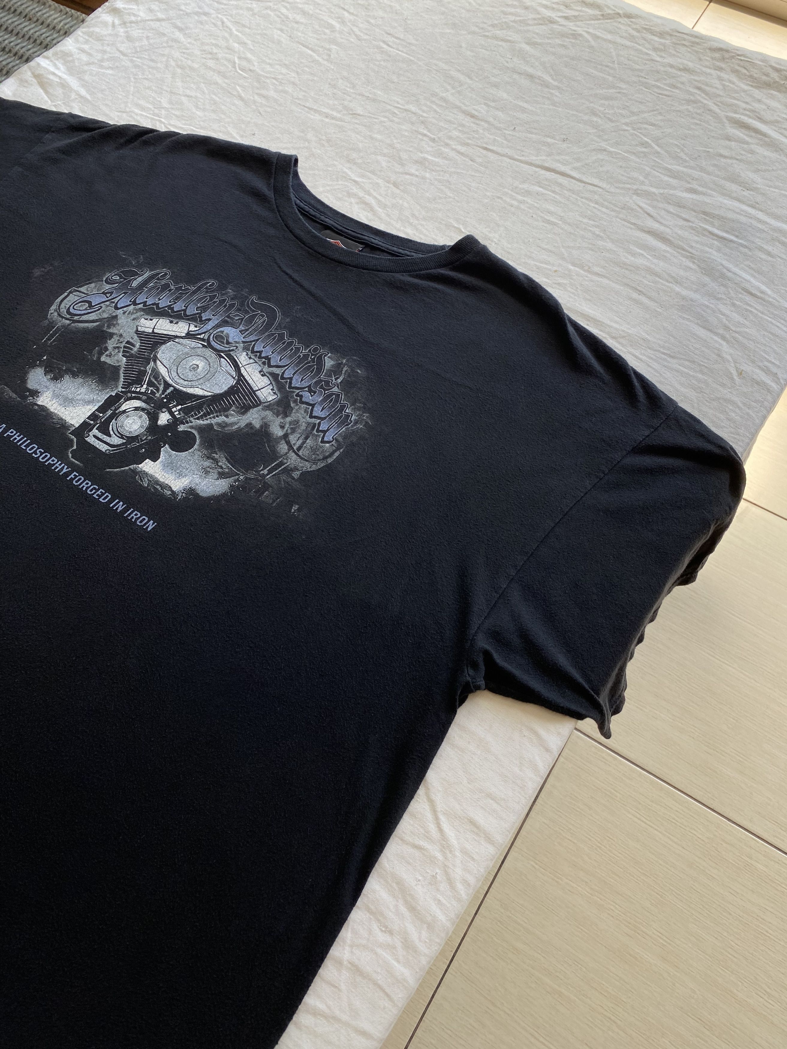 Harley Davidson Harley Davidson Vintage 2012 Tucson Arizona Faded T-shirt Size US XXL / EU 58 / 5 - 15 Thumbnail