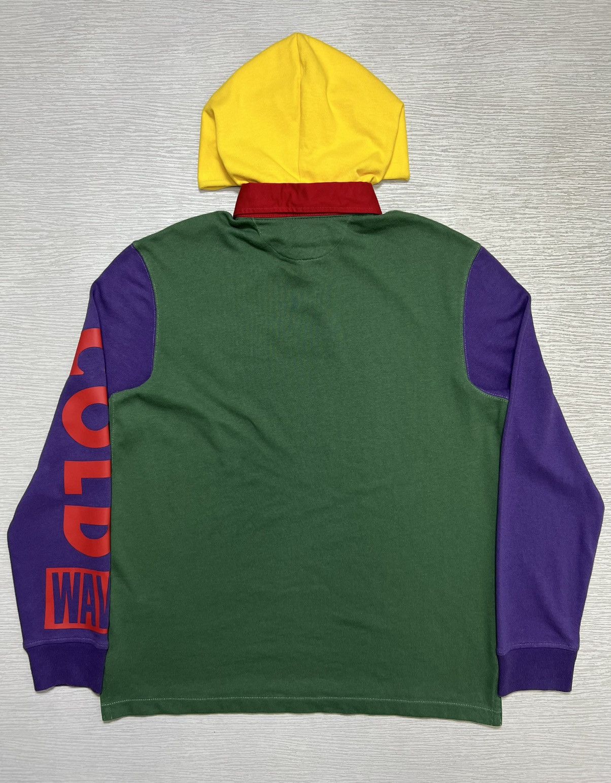 Polo Ralph Lauren Polo Ralph Lauren - ‘Snow Beach’ Hooded Rugby 1993 Pullover Size US M / EU 48-50 / 2 - 5 Thumbnail