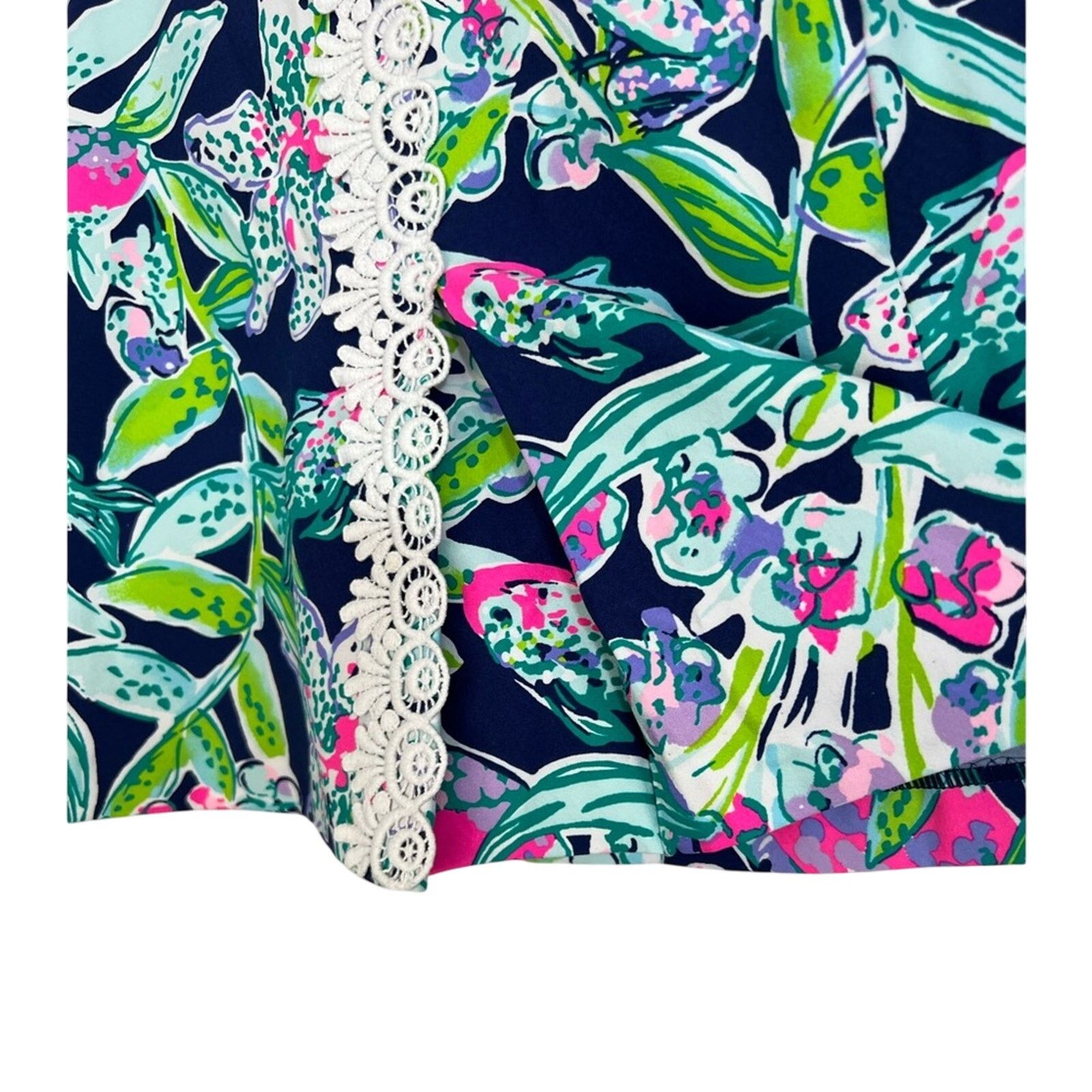 Lilly Pulitzer Lilly Pulitzer Women's UPF 50+ Luxletic Daphne Skort Blue 00 Size 24" / US 00 / IT 34 - 3 Thumbnail