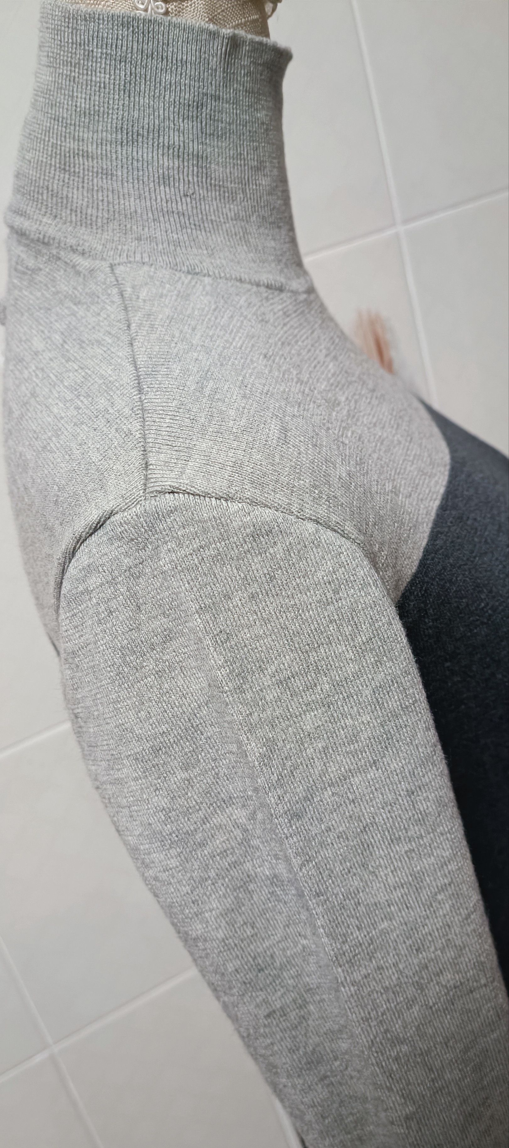 Jean Paul Gaultier Gray wool knit sweater with back pocket. Size S / US 4 / IT 40 - 13 Thumbnail