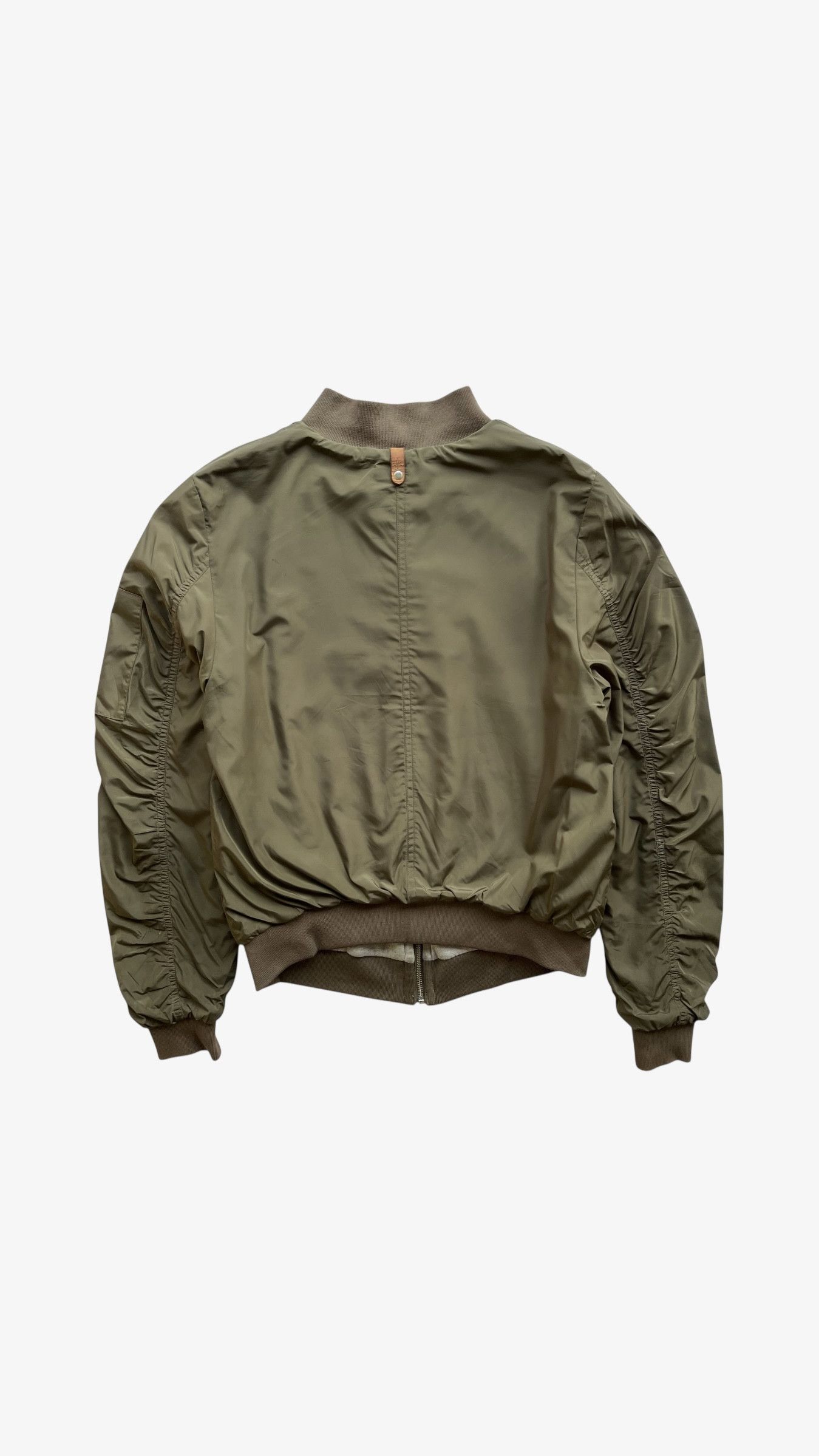 Mackage Women's Mackage Aritzia Cara Khaki Bomber Jacket Size XS / US 0-2 / IT 36-38 - 3 Thumbnail