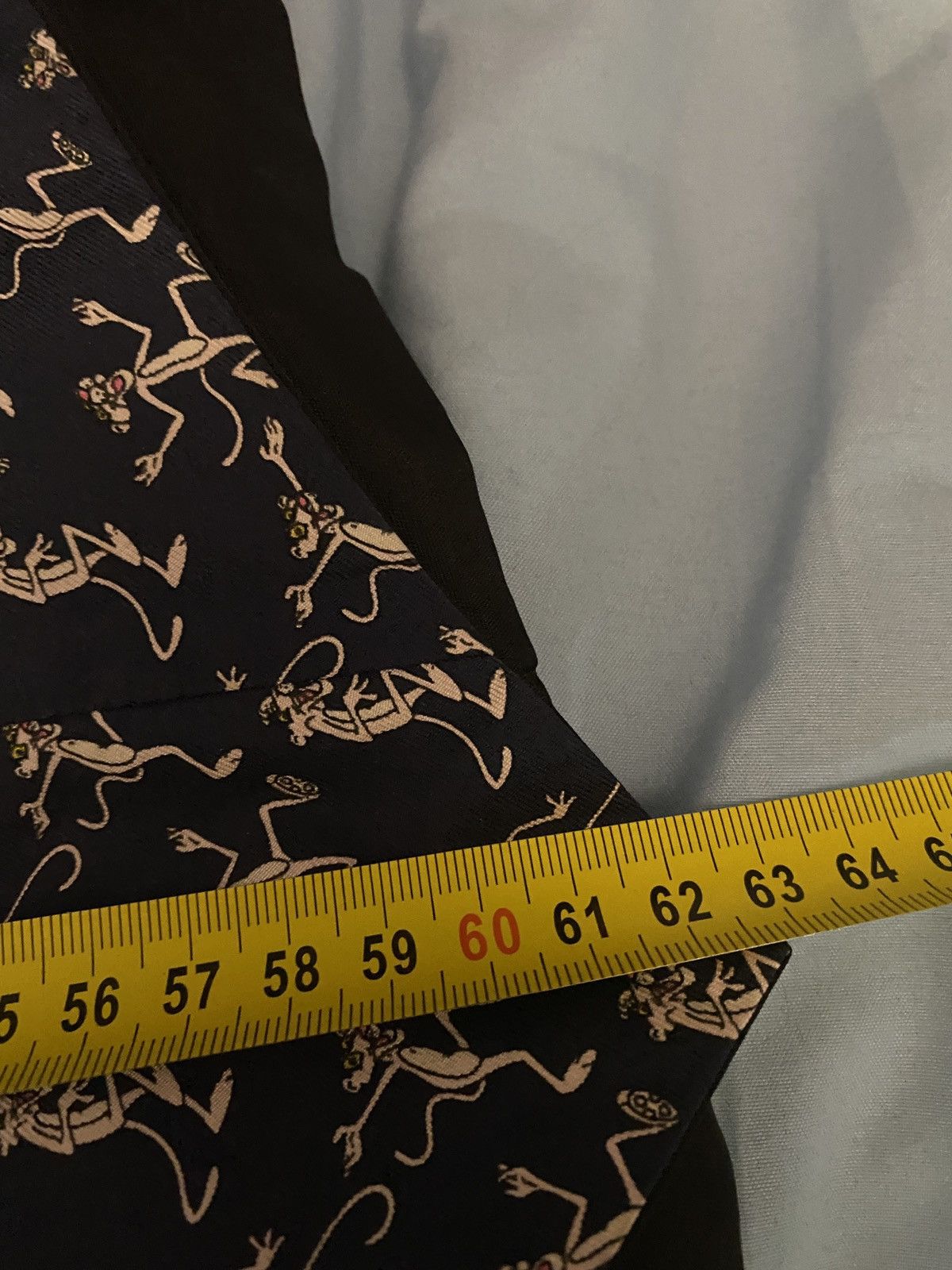 Vintage Vintage 90s Tie Rack Vest silk rare Pink Panther Movie Size US L / EU 52-54 / 3 - 9 Thumbnail