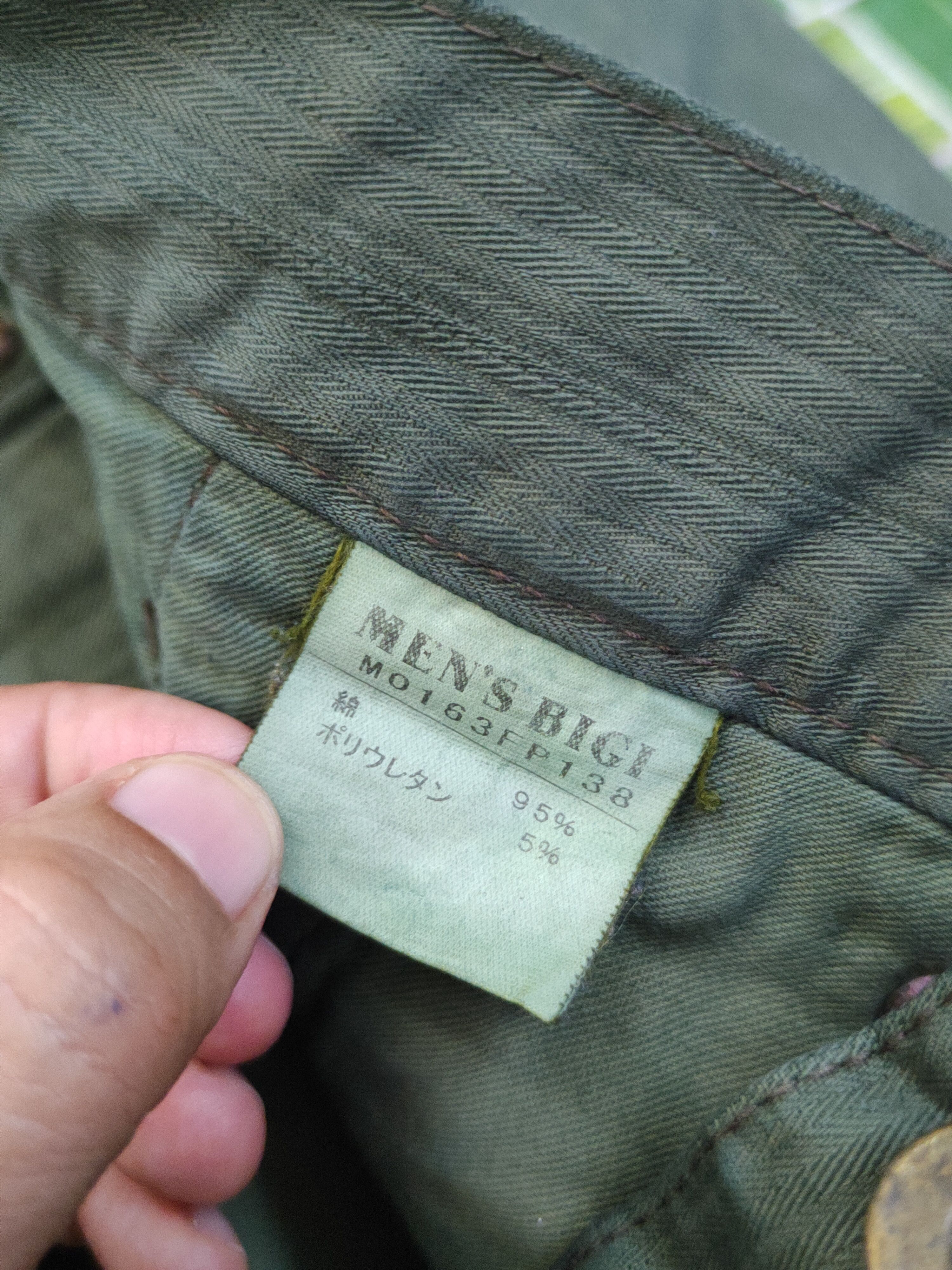 BIGI Bigi Green faded Multipocket Tactical Cargo Pants #W2099 Size US 31 - 13 Thumbnail