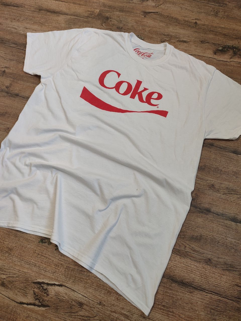 Coca Cola Vintage 90s “ Coke ? “ Coca Cola Art Tee Size US XL / EU 56 / 4 - 1 Thumbnail