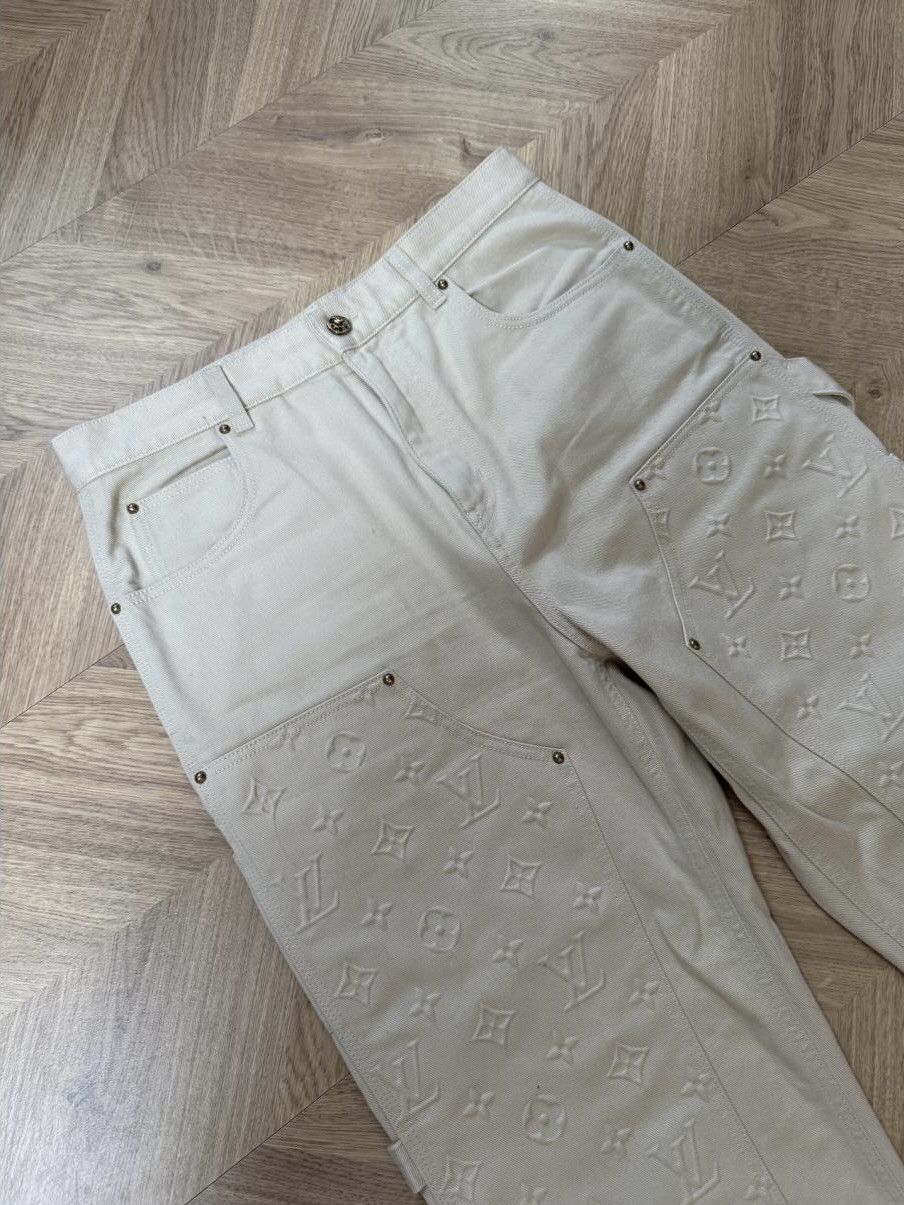 Louis Vuitton Carpenter Denim Trousers Size US 36 / EU 52 - 1 Thumbnail
