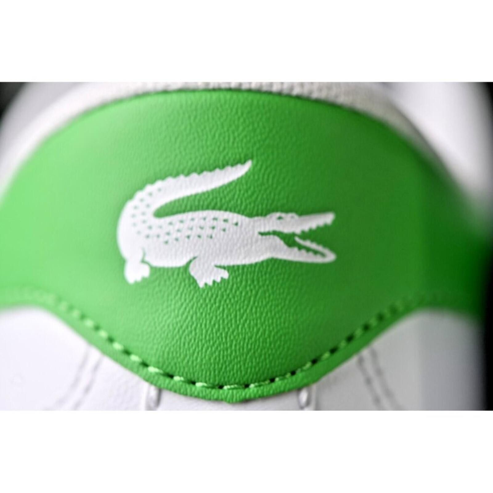 Lacoste Lacoste Lineset Powercourt 223-1 Leather SMA | White/Green Size US 11 / EU 44 - 5 Thumbnail