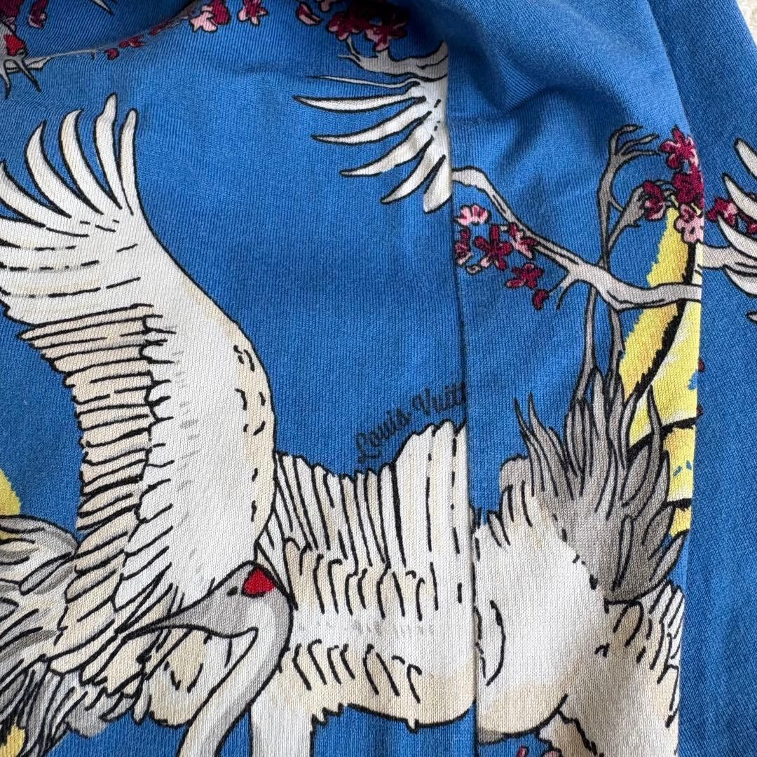 Louis Vuitton Louis Vuitton Crane Print Short Sleeve T-Shirt Blue Size US M / EU 48-50 / 2 - 10 Thumbnail